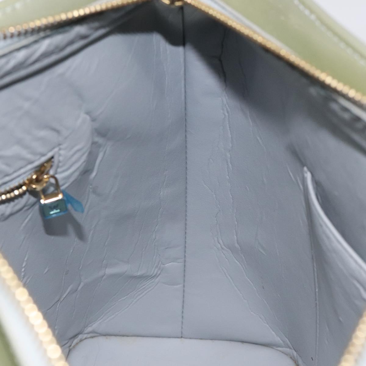 LOUIS VUITTON Monogram Vernis Houston Hand Bag Gris M91053 LV Auth ep9212