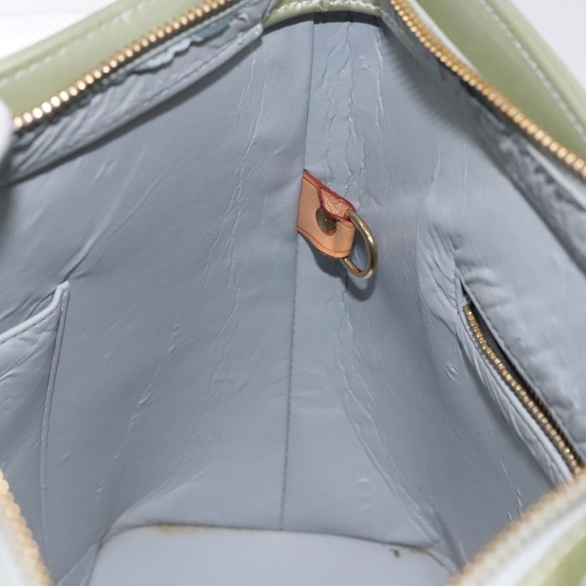 LOUIS VUITTON Monogram Vernis Houston Hand Bag Gris M91053 LV Auth ep9212