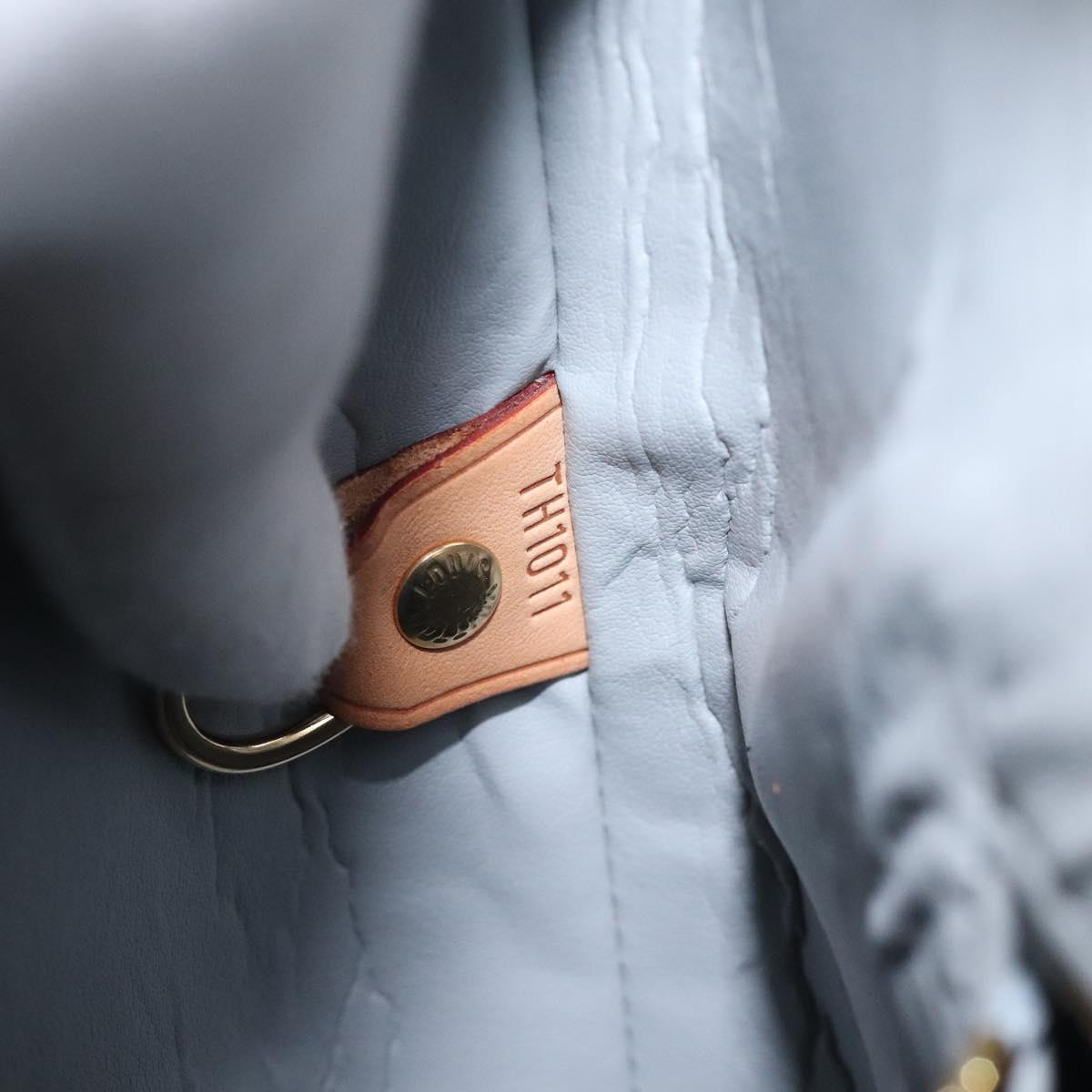 LOUIS VUITTON Monogram Vernis Houston Hand Bag Gris M91053 LV Auth ep9212