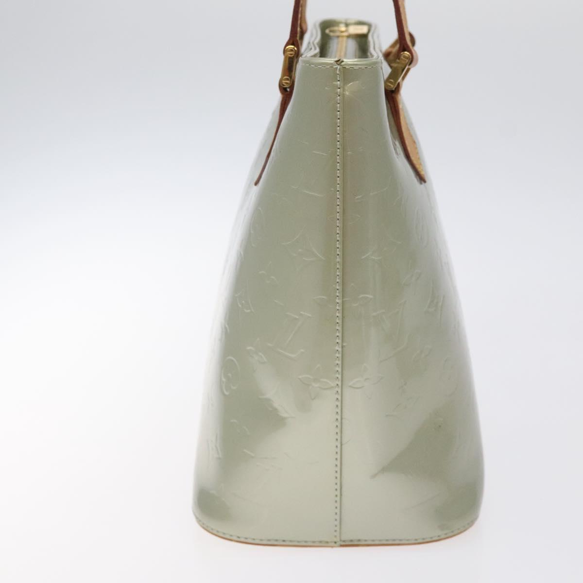 LOUIS VUITTON Monogram Vernis Houston Hand Bag Gris M91053 LV Auth ep9212