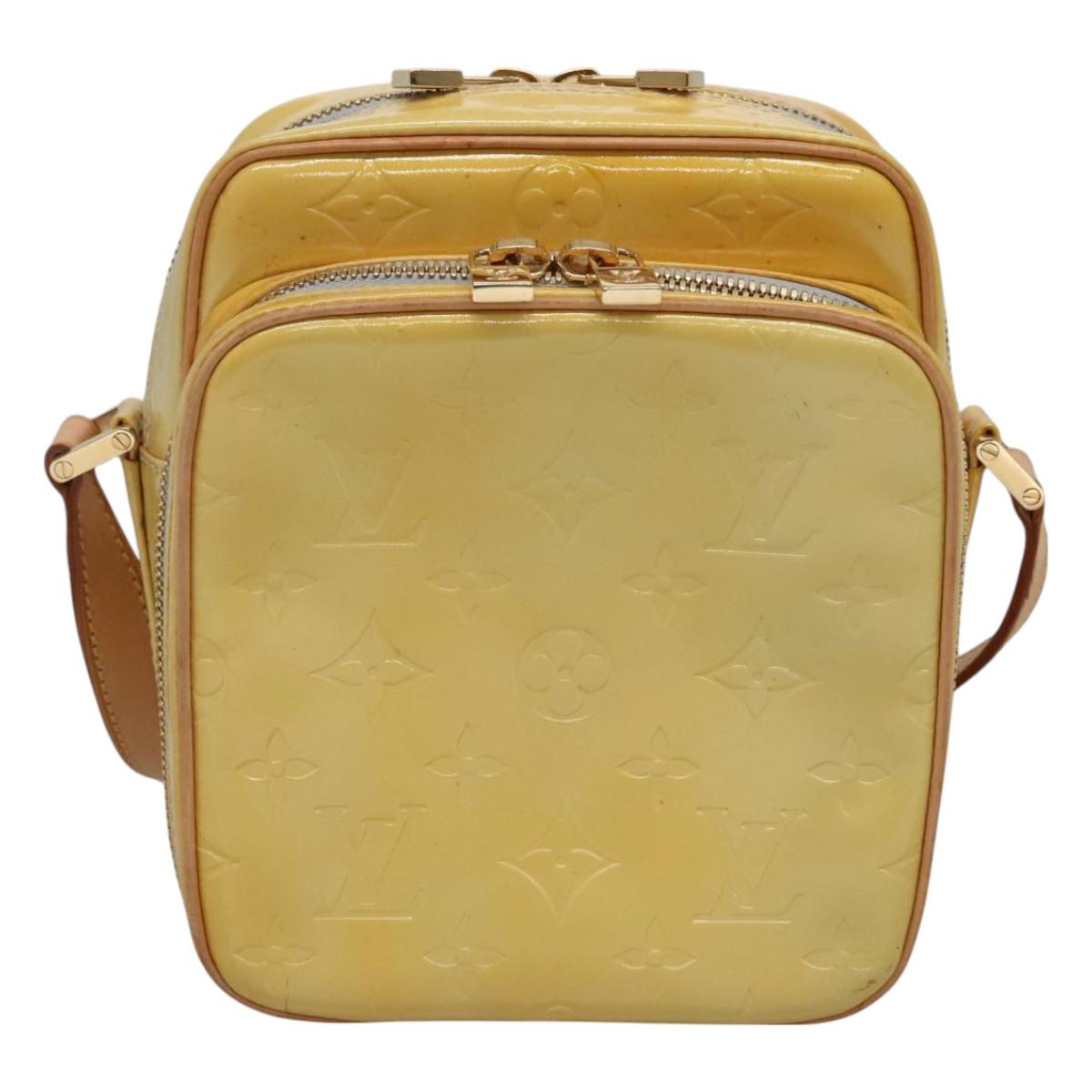 LOUIS VUITTON Monogram Vernis Wooster Shoulder Bag Gris M91036 LV Auth ep9271
