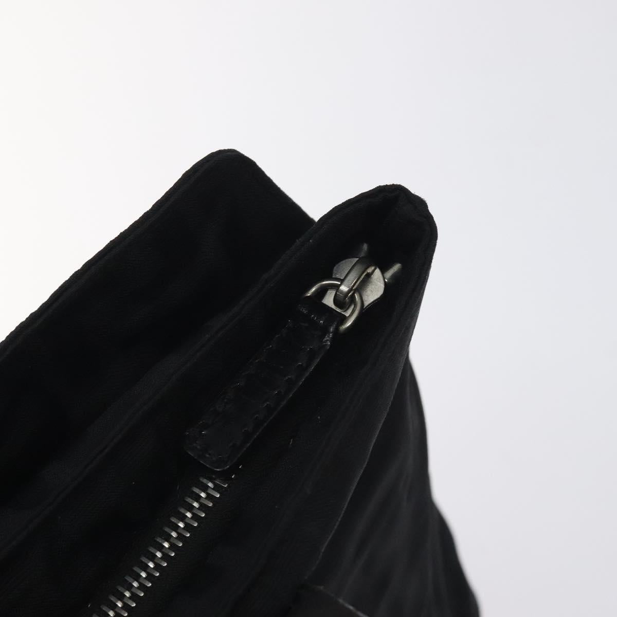 FENDI Zucca Canvas Tote Bag Black Auth ep9280