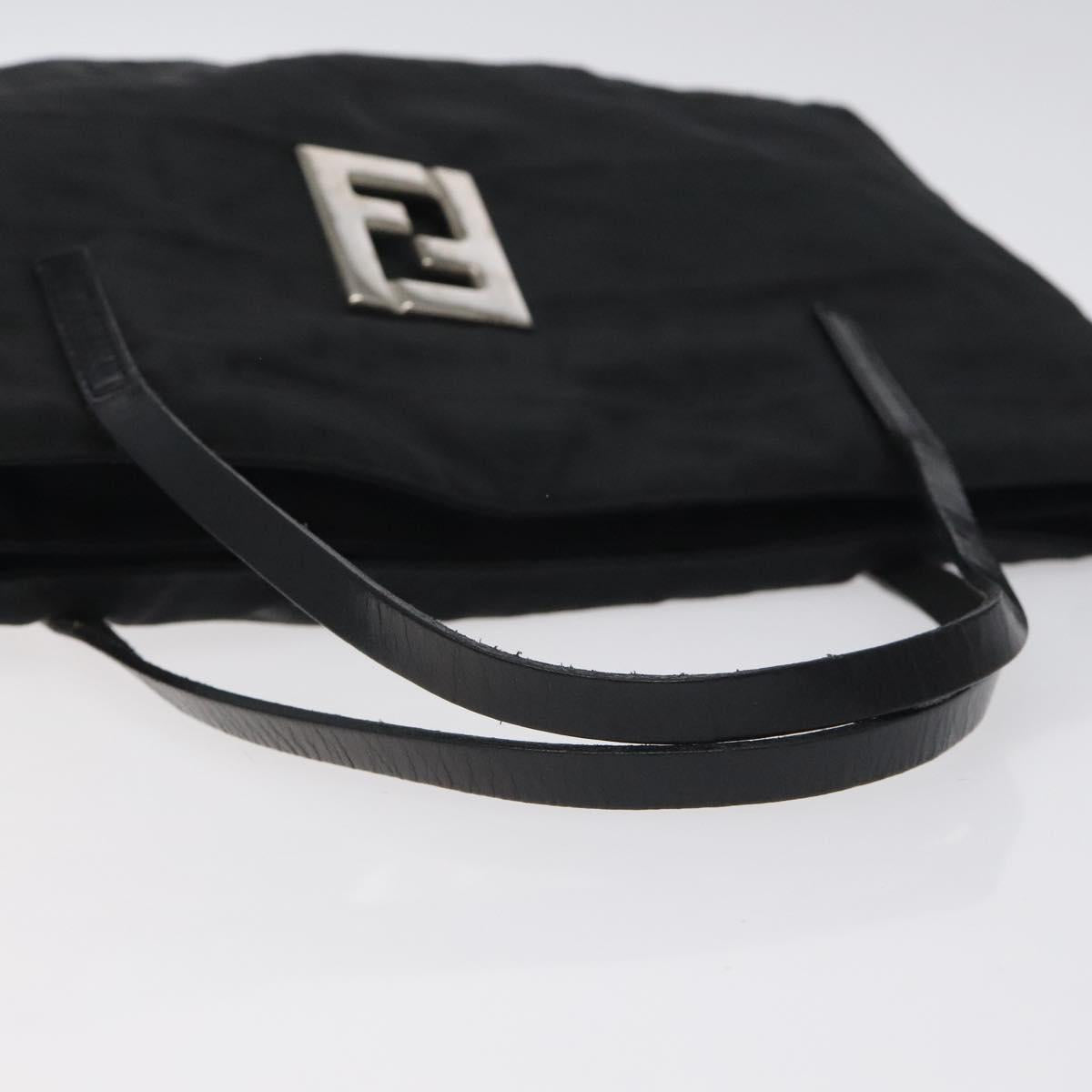 FENDI Zucca Canvas Tote Bag Black Auth ep9280