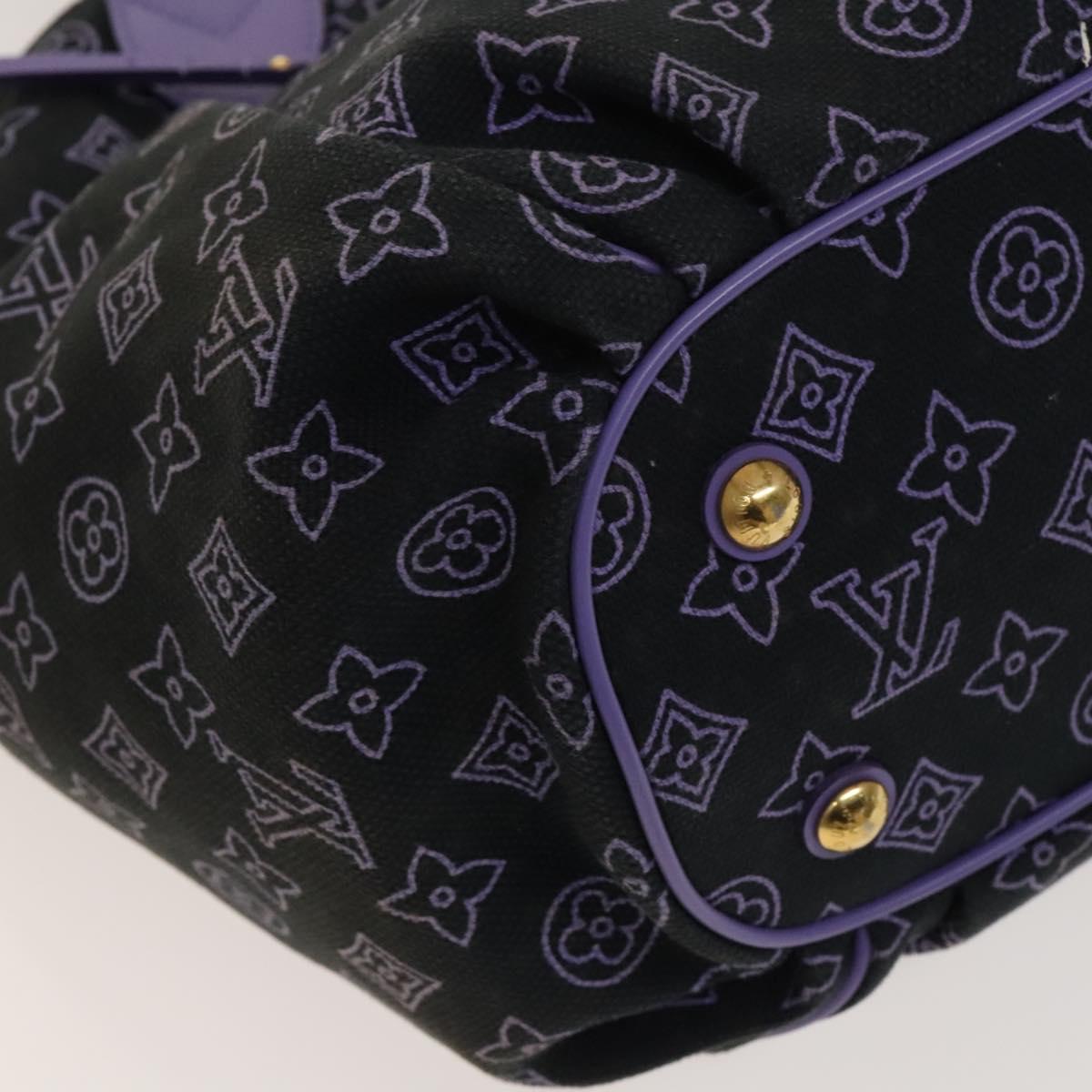 LOUIS VUITTON Beach line Cabas Ipanema PM Bag Canvas Purple M95983 Auth ep9291