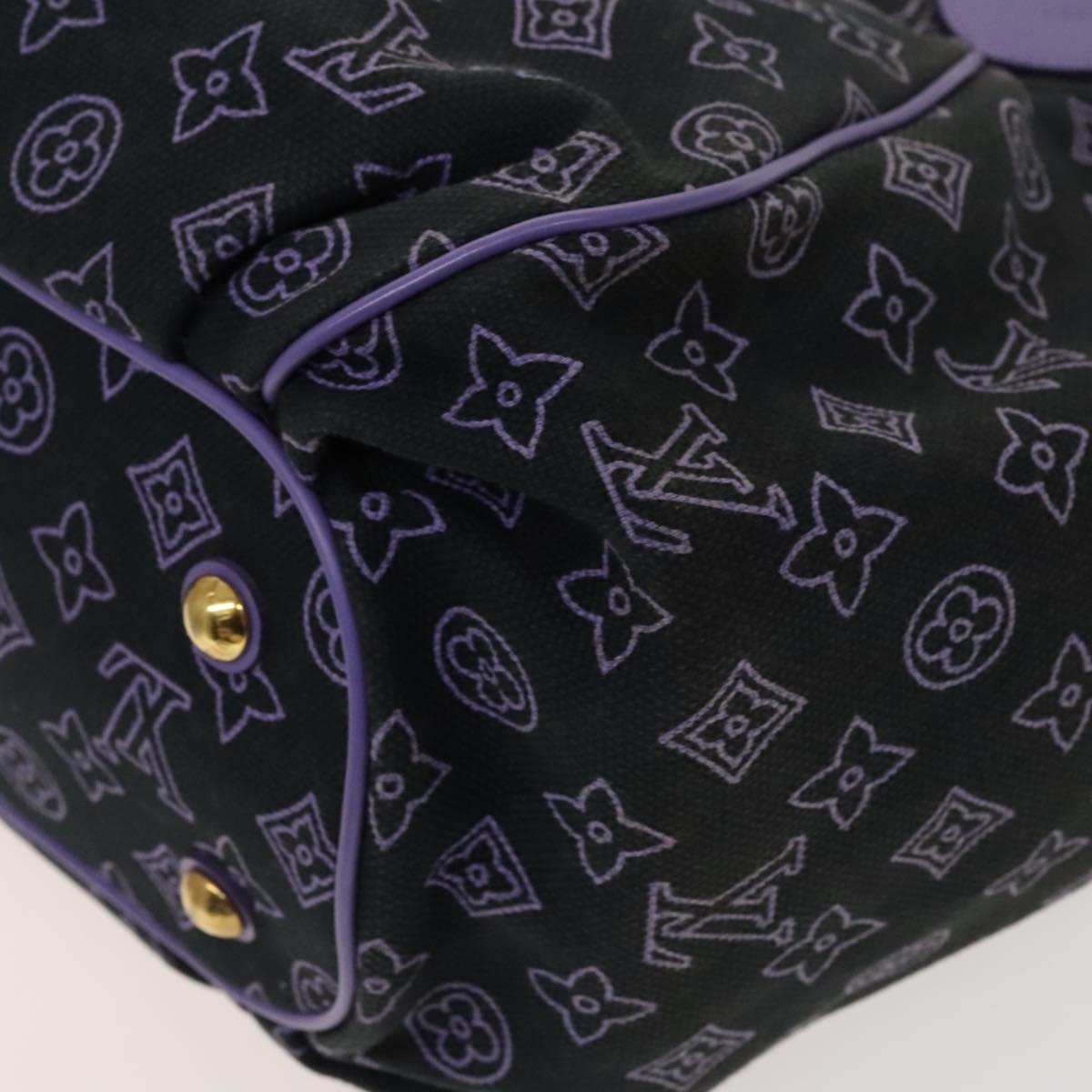 LOUIS VUITTON Beach line Cabas Ipanema PM Bag Canvas Purple M95983 Auth ep9291