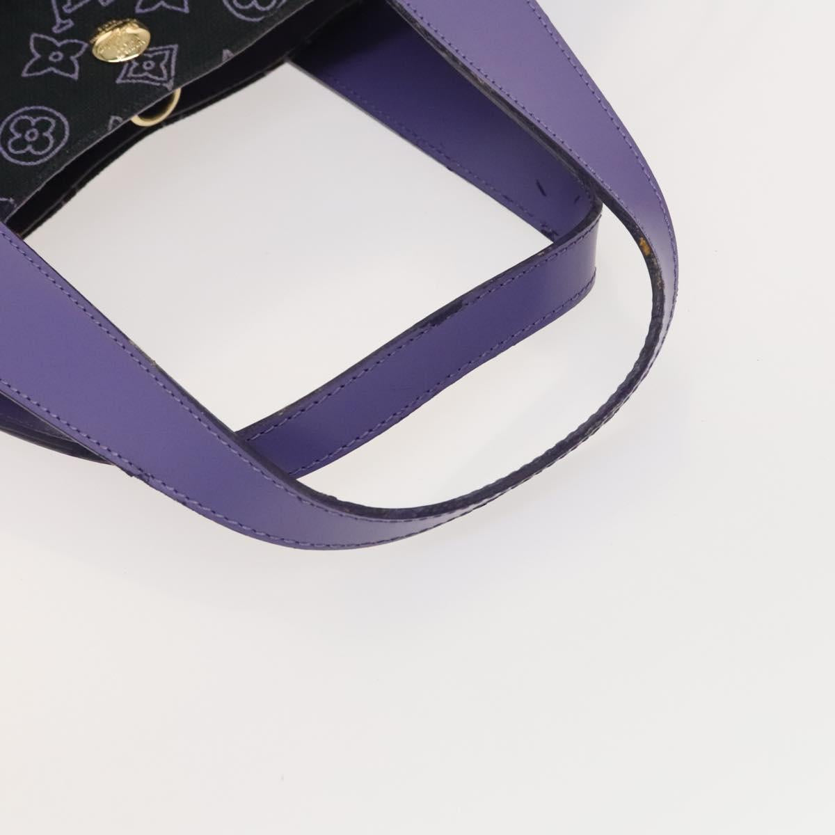 LOUIS VUITTON Beach line Cabas Ipanema PM Bag Canvas Purple M95983 Auth ep9291