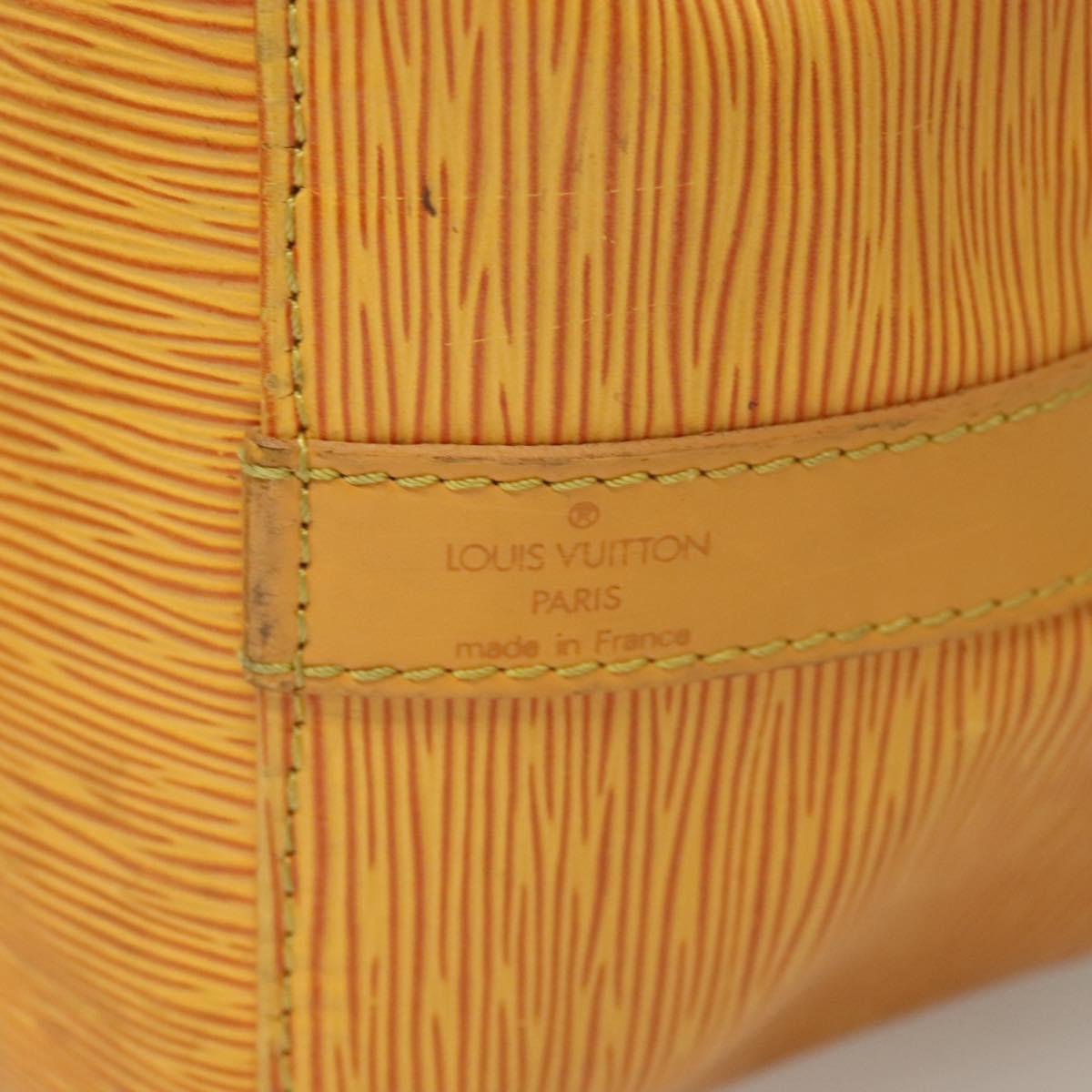 LOUIS VUITTON Epi Petit Noe Shoulder Bag Yellow M44109 LV Auth ep9306