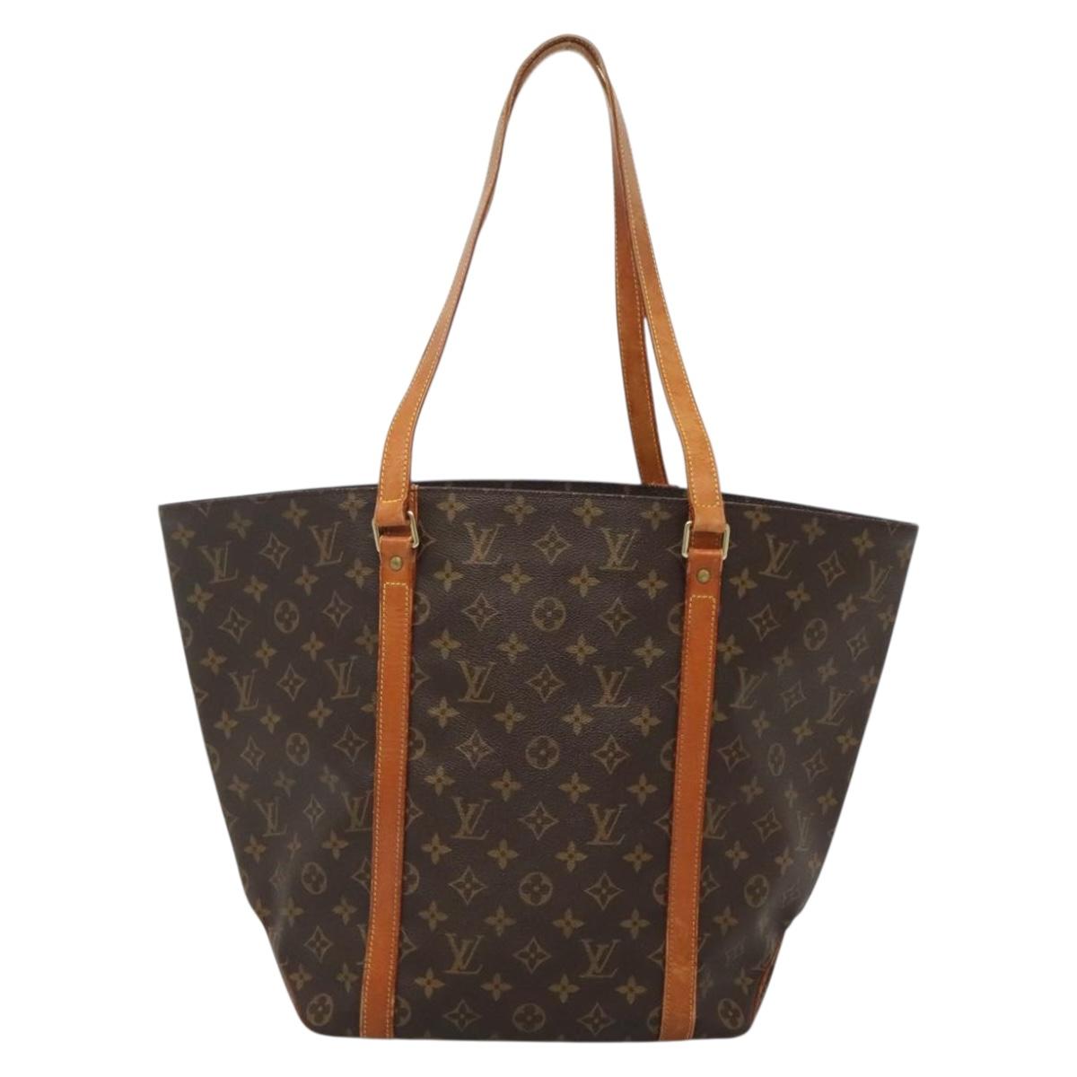 LOUIS VUITTON Monogram Sac Shopping Tote Bag M51108 LV Auth ep9320