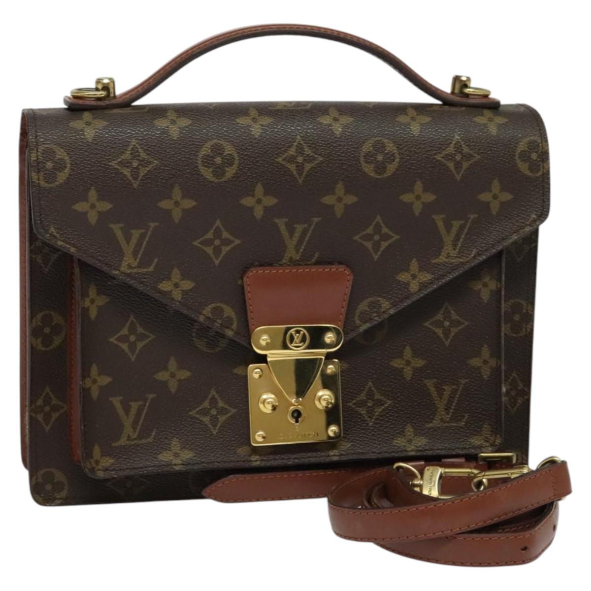 LOUIS VUITTON Monogram Monceau 26 Shoulder Bag M51187 LV Auth ep9383
