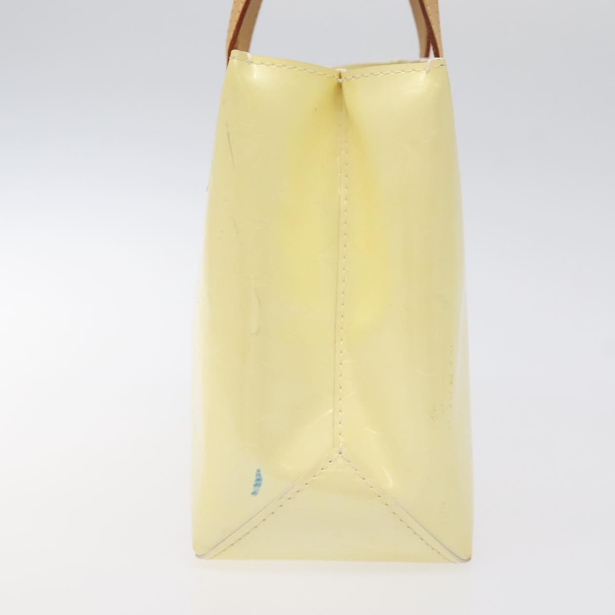 LOUIS VUITTON Monogram Vernis Reade PM Hand Bag Perle M91336 LV Auth ep9403