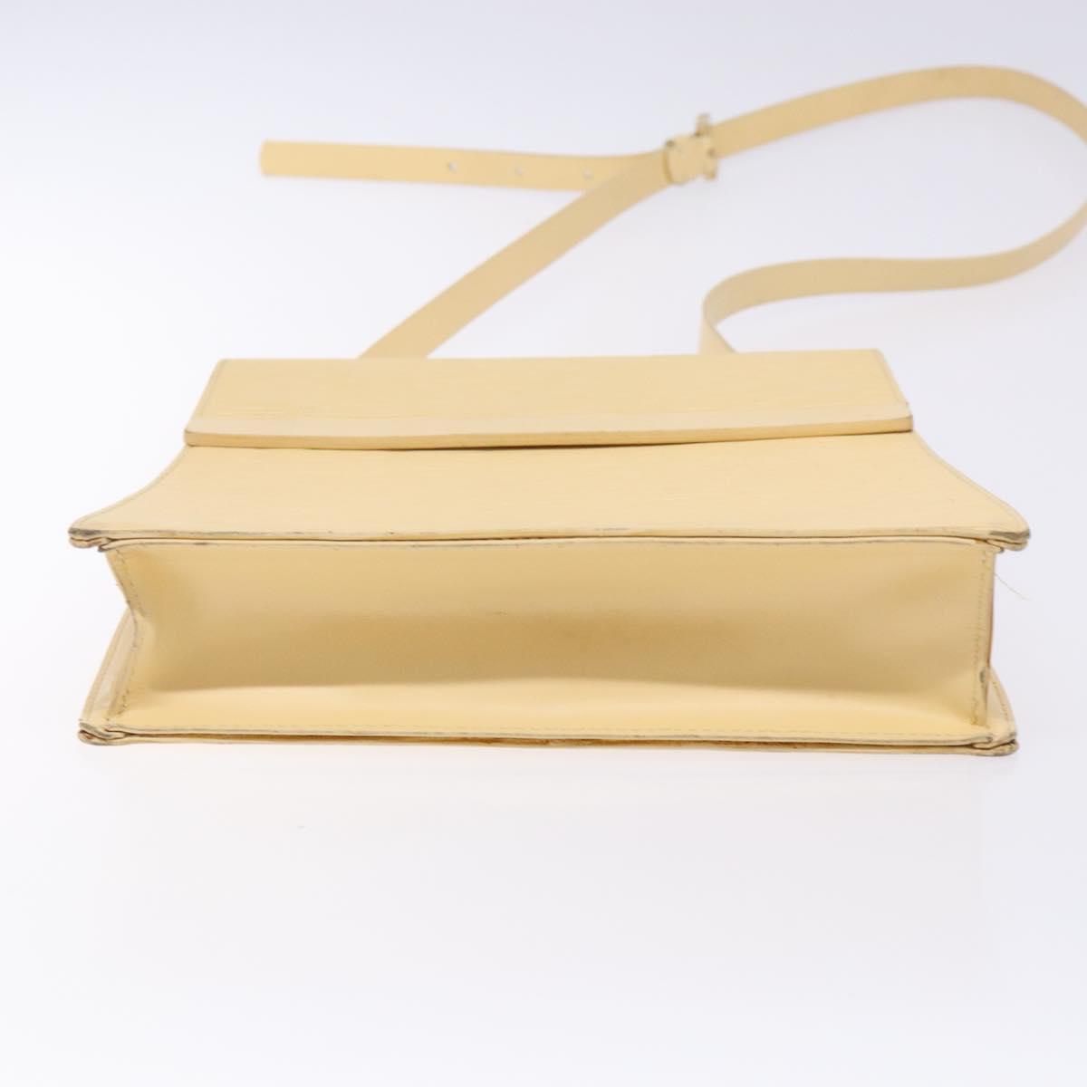 LOUIS VUITTON Epi Ramatuelle Shoulder Bag Cream Vanilla M5247A LV Auth ep9427