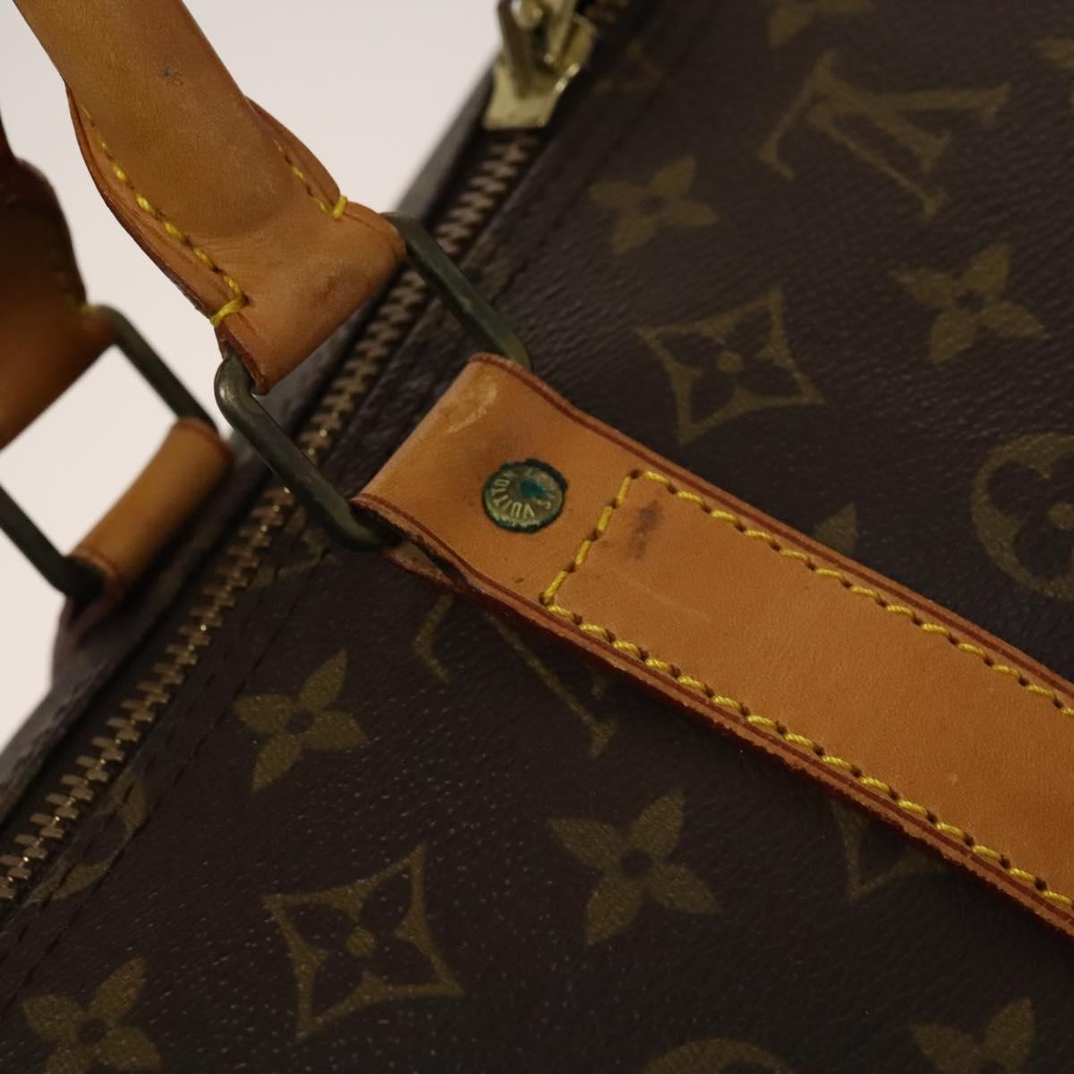 LOUIS VUITTON Monogram Keepall 55 Boston Bag M41424 LV Auth ep9463