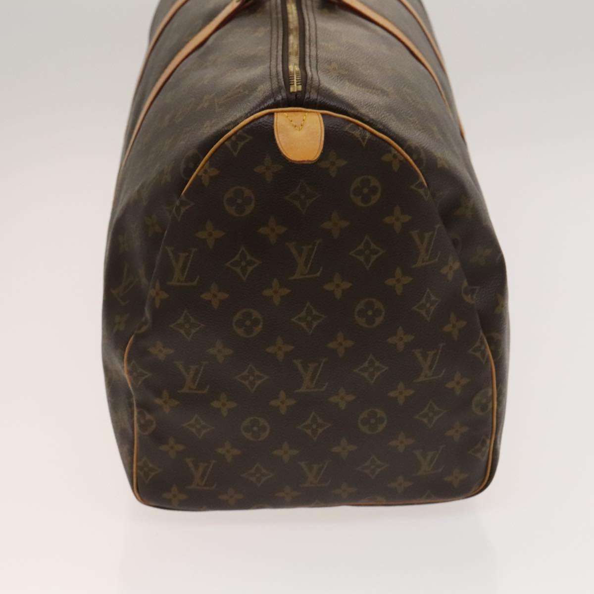 LOUIS VUITTON Monogram Keepall 55 Boston Bag M41424 LV Auth ep9463