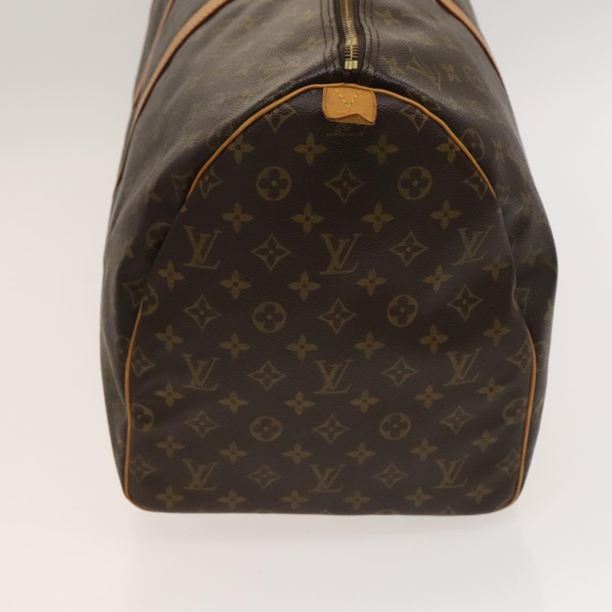LOUIS VUITTON Monogram Keepall 55 Boston Bag M41424 LV Auth ep9463