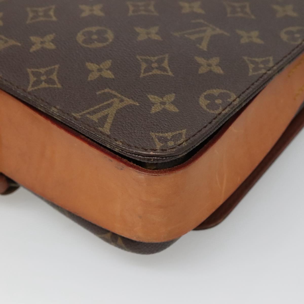 LOUIS VUITTON Monogram Cartouchiere GM Shoulder Bag M51252 LV Auth ep9468
