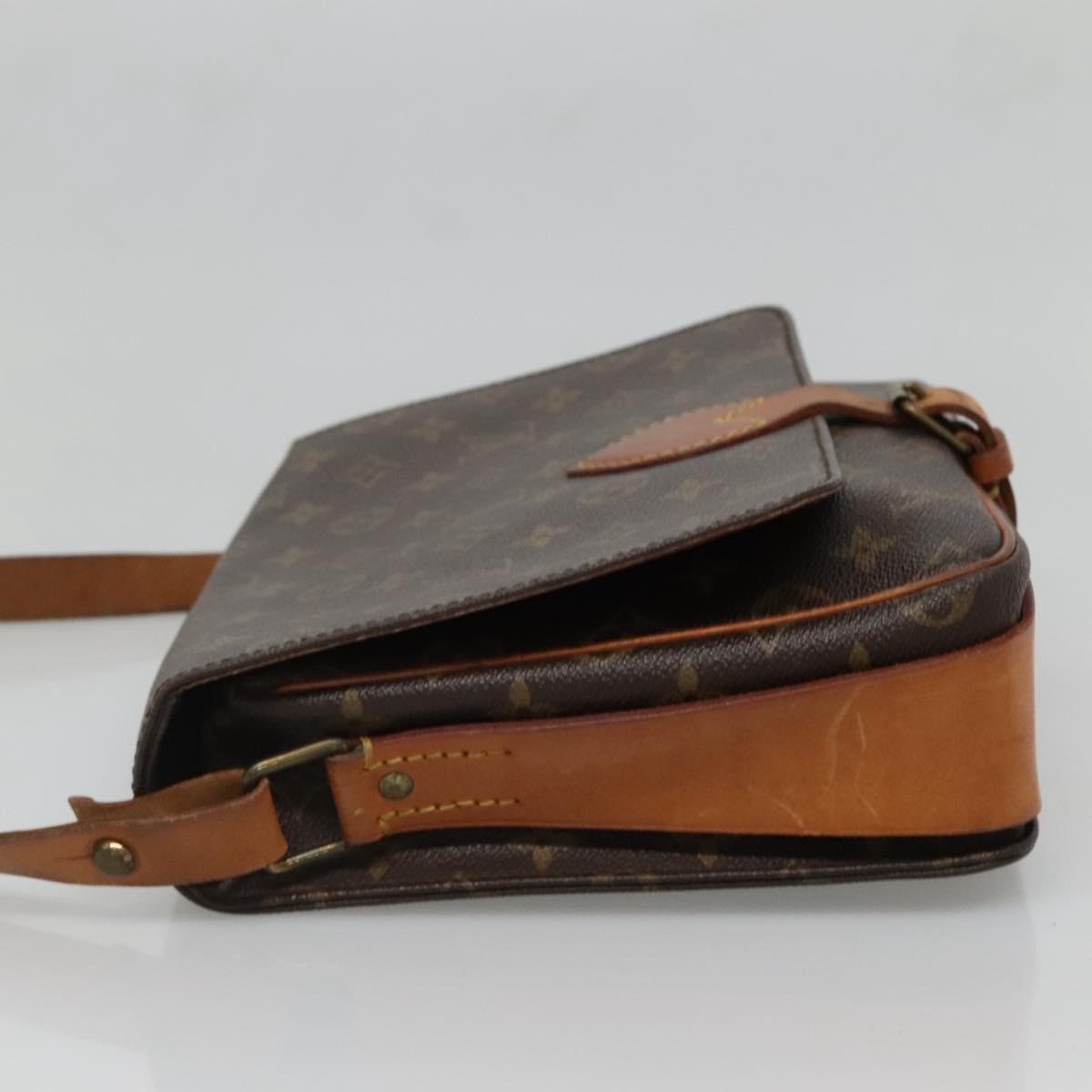 LOUIS VUITTON Monogram Cartouchiere GM Shoulder Bag M51252 LV Auth ep9468