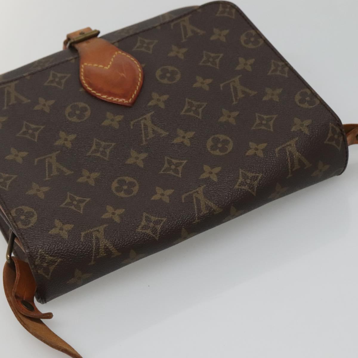 LOUIS VUITTON Monogram Cartouchiere GM Shoulder Bag M51252 LV Auth ep9468