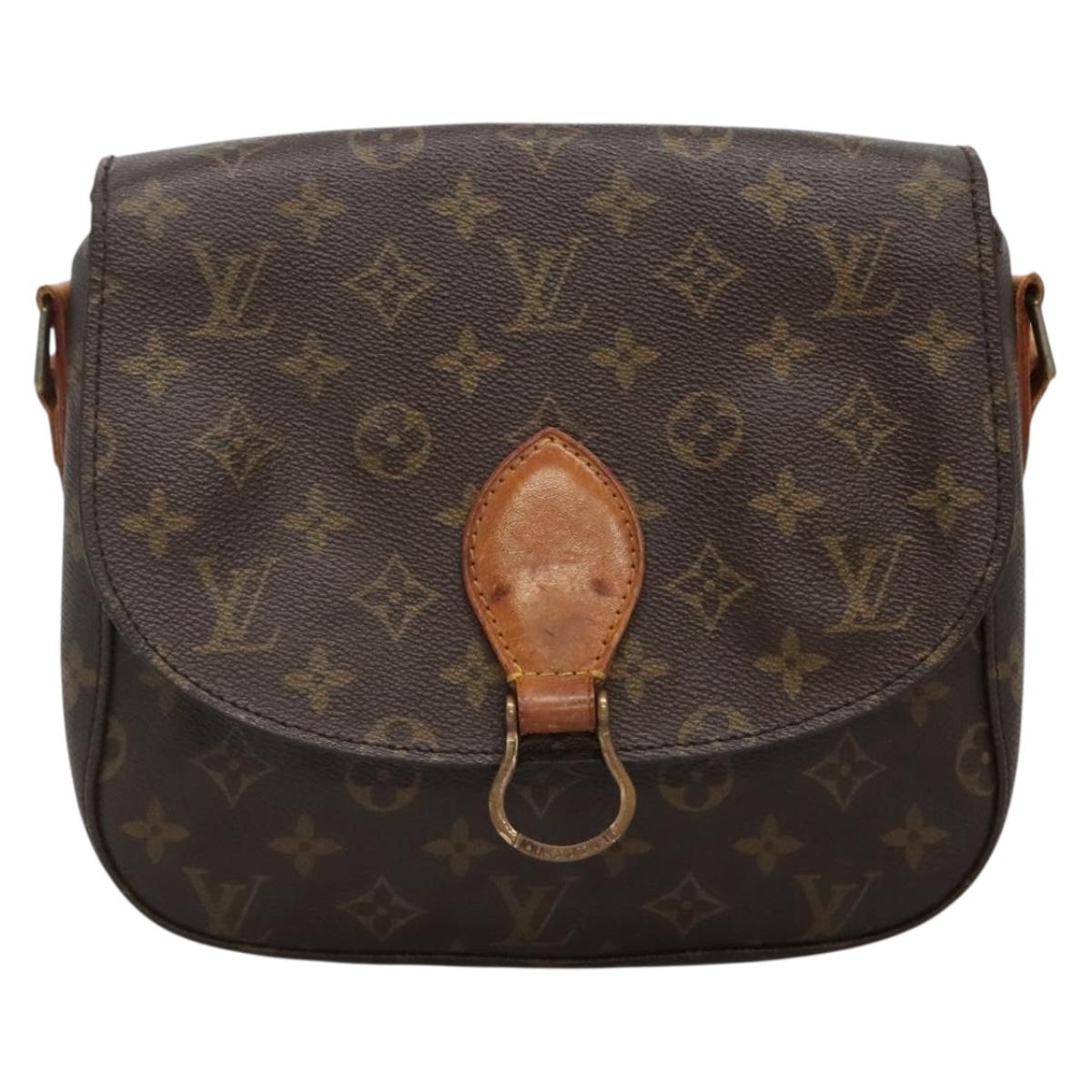 LOUIS VUITTON Monogram Monogram Saint Cloud GM Shoulder Bag M51242 Auth ep9469