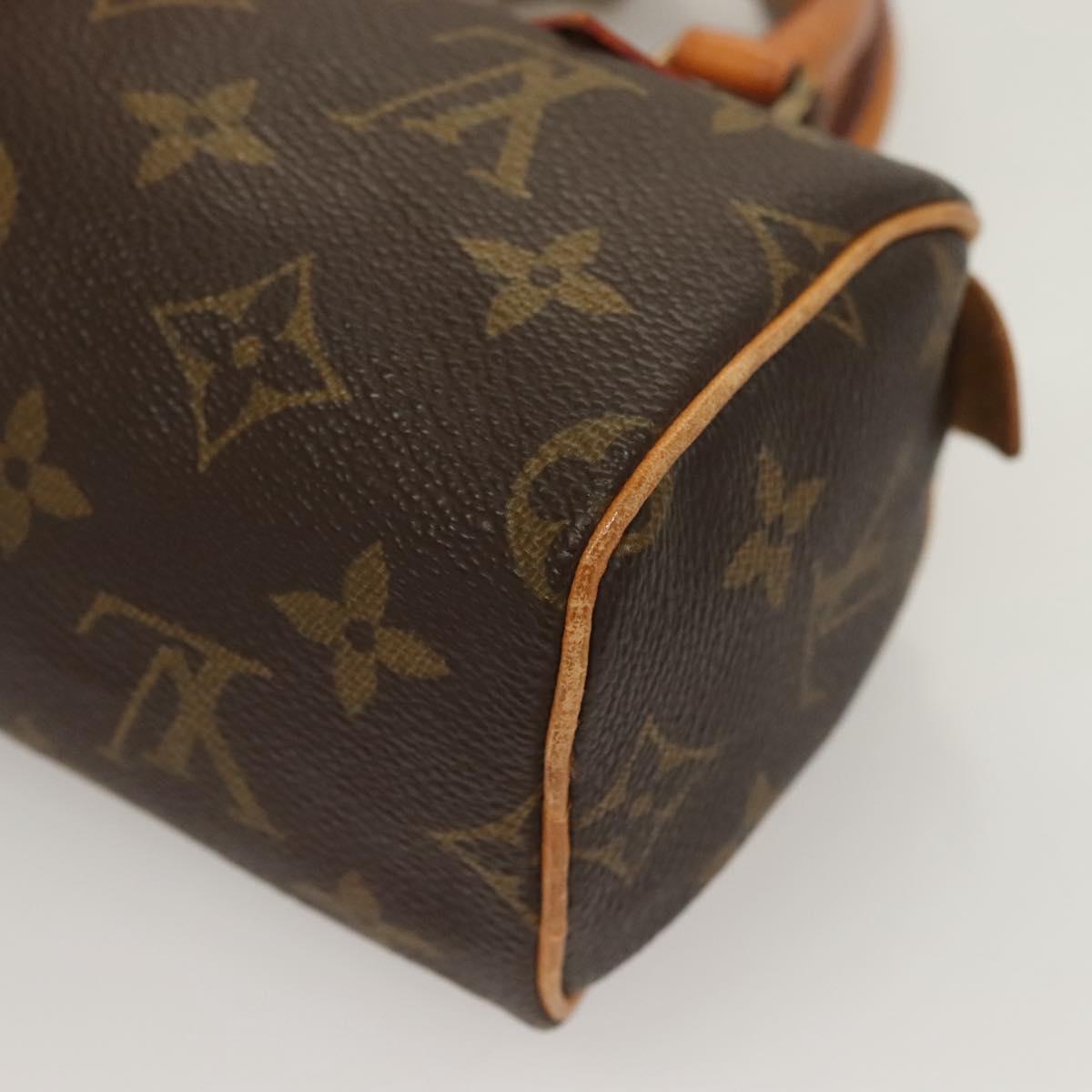 LOUIS VUITTON Monogram Mini Speedy Hand Bag M41534 LV Auth ep9488