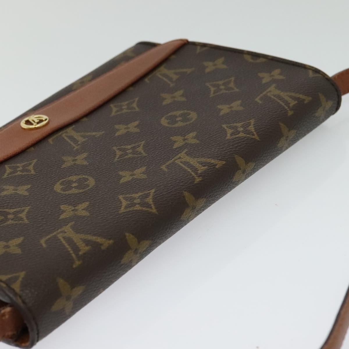 LOUIS VUITTON Monogram Bordeaux 24 Shoulder Bag M51798 LV Auth ep9509