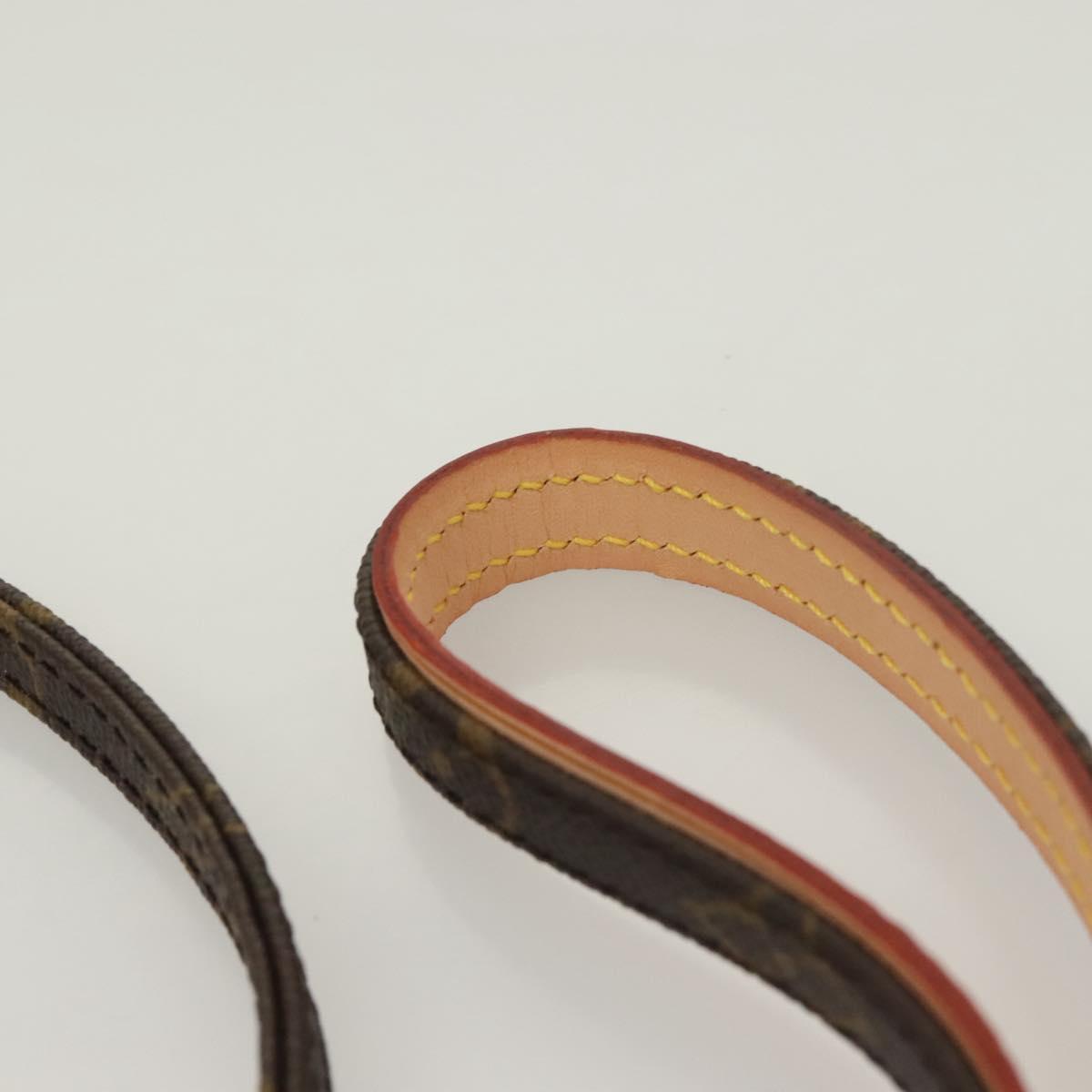 LOUIS VUITTON Monogram Less Baxter MM Dog Leash M58056 LV Auth ep9522V