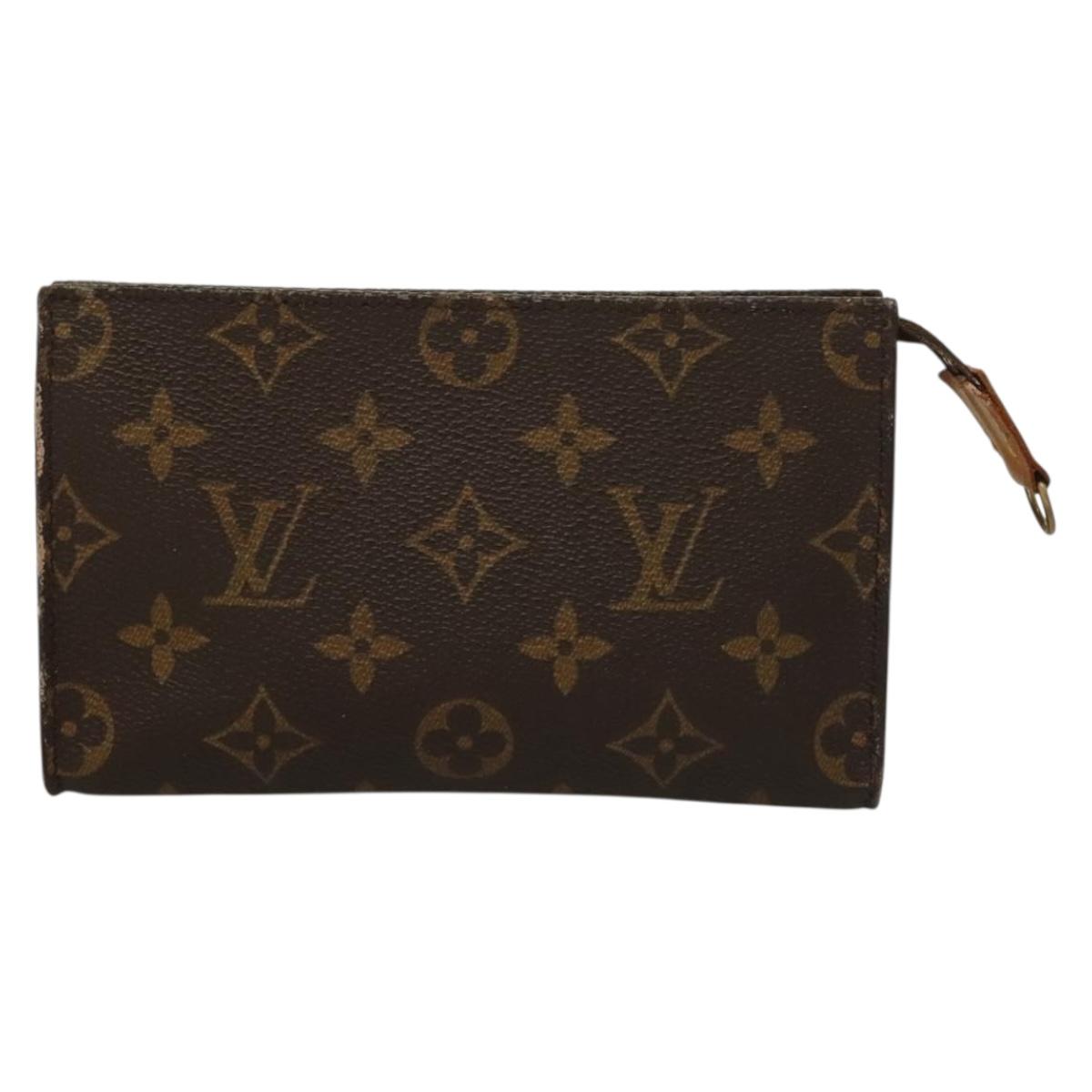 LOUIS VUITTON Monogram Bucket PM Accessory Pouch LV Auth ep9549