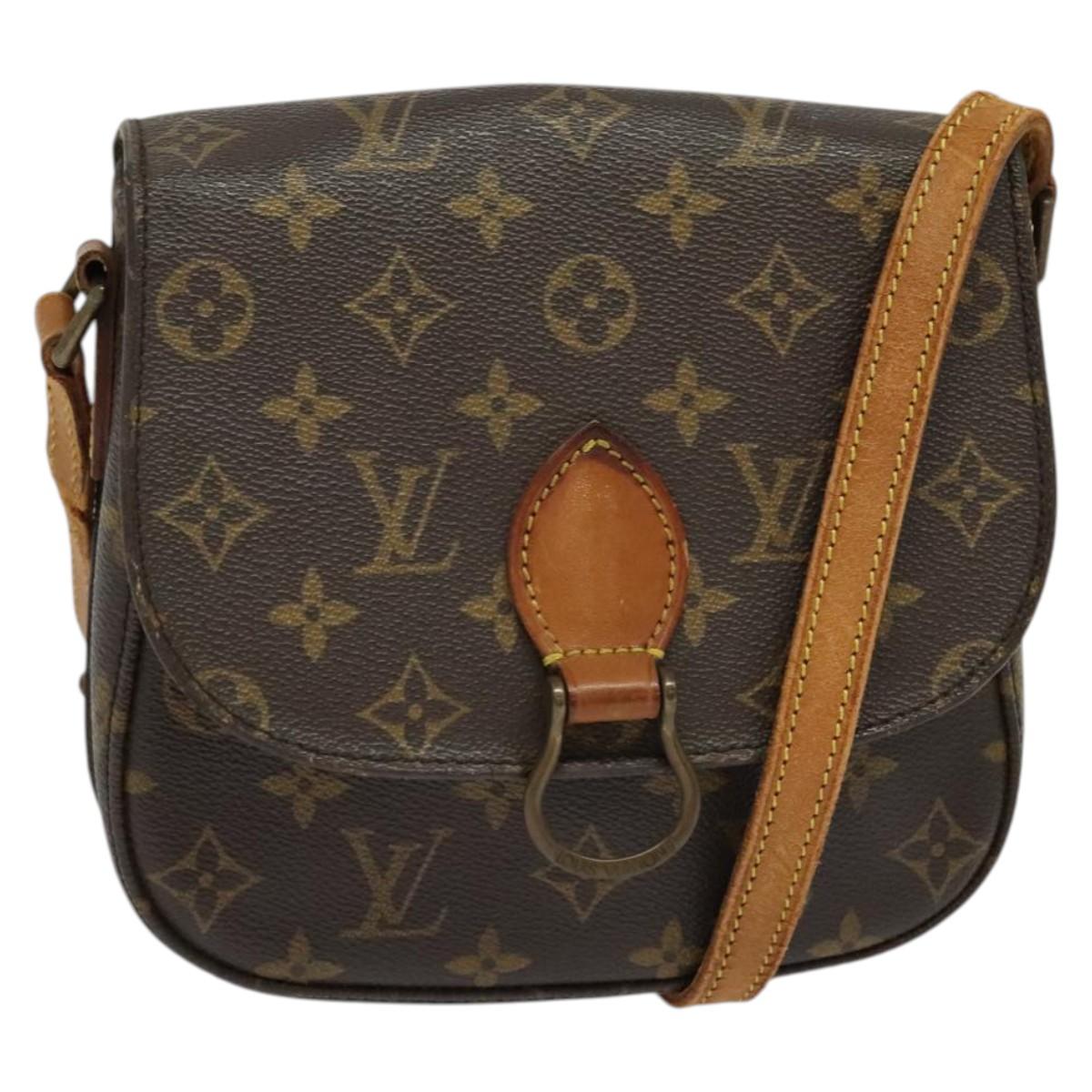 LOUIS VUITTON Monogram Saint Cloud MM Shoulder Bag M51243 LV Auth ep9582