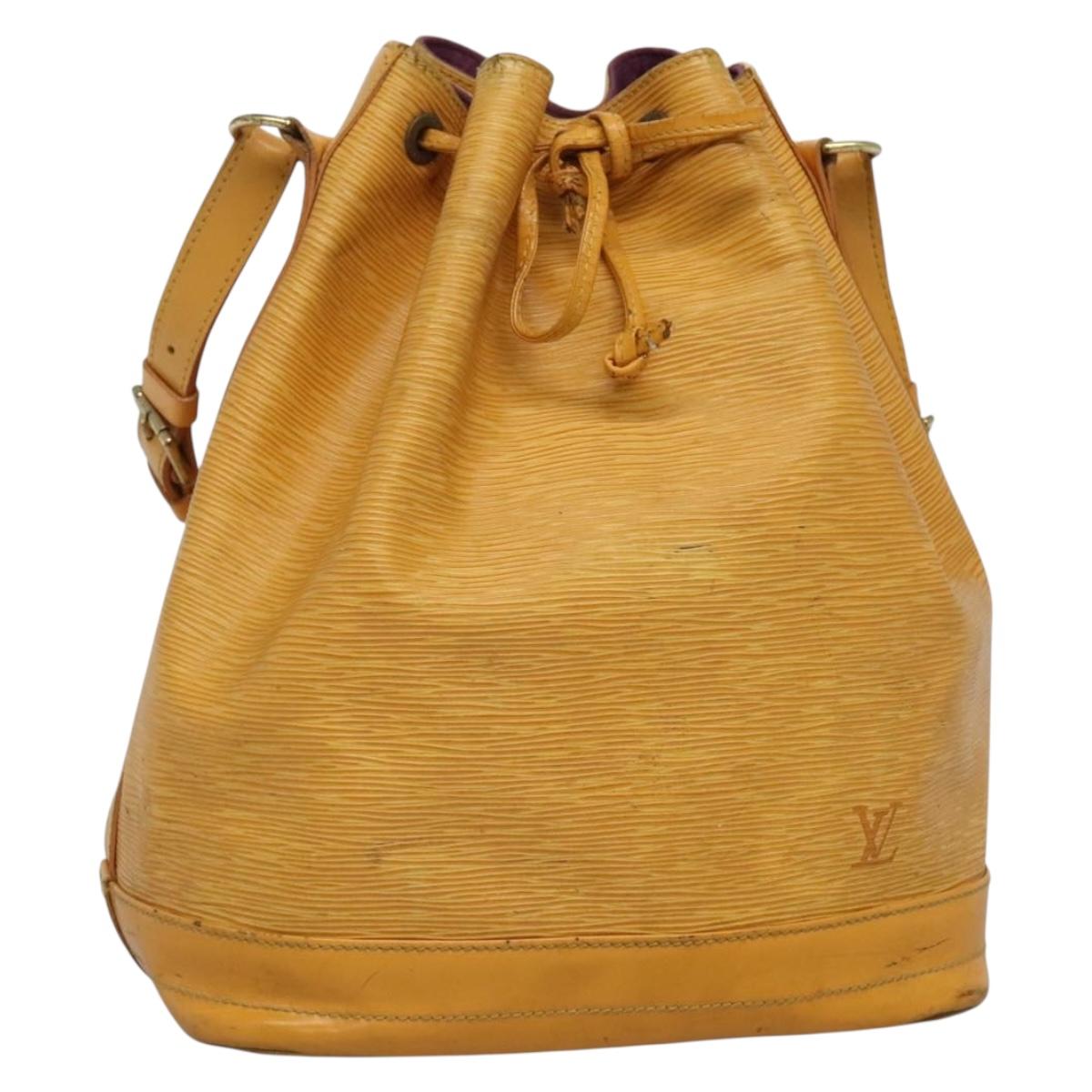 LOUIS VUITTON Epi Noe Shoulder Bag Tassili Yellow M44009 LV Auth ep9584