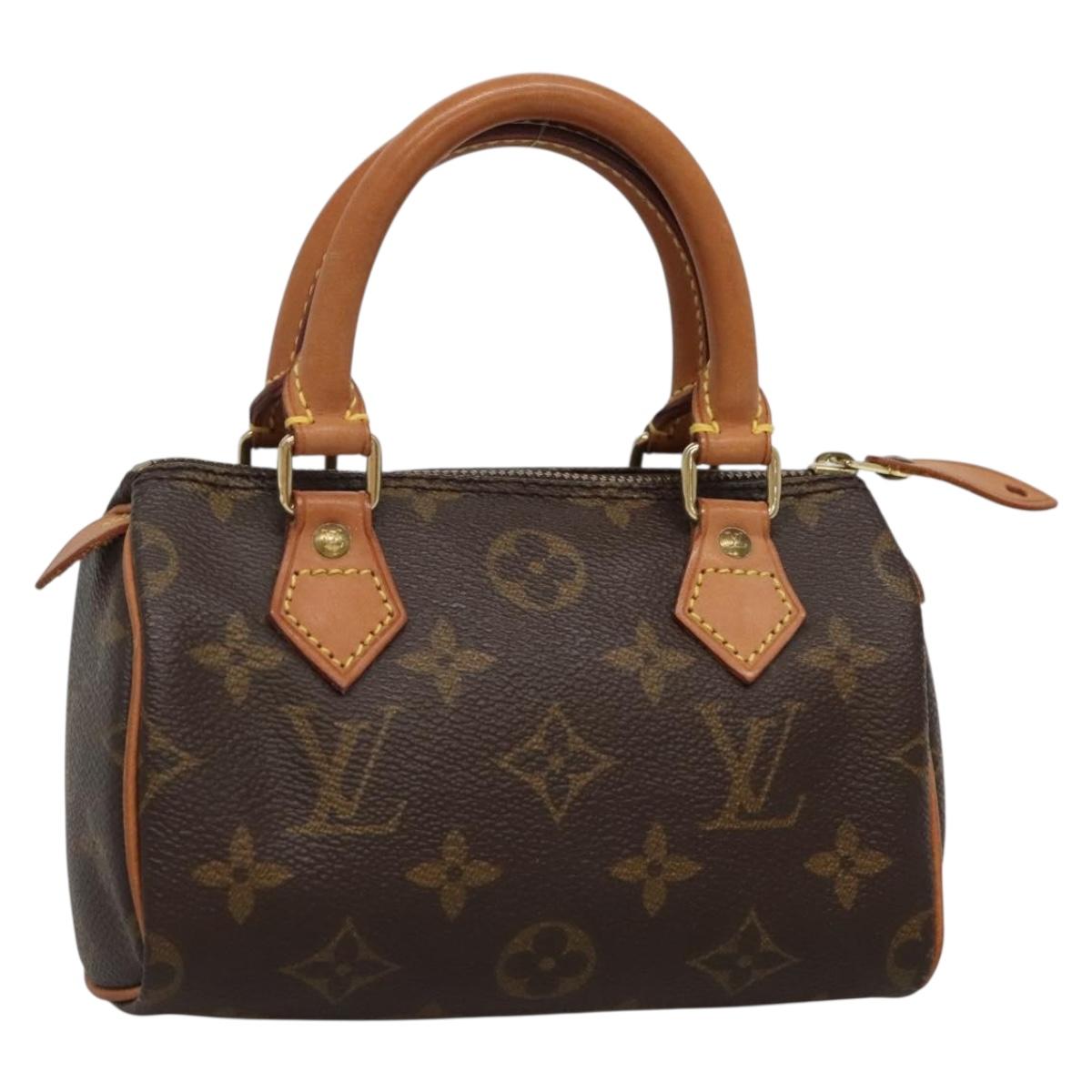 LOUIS VUITTON Monogram Mini Speedy Hand Bag M41534 LV Auth ep9603