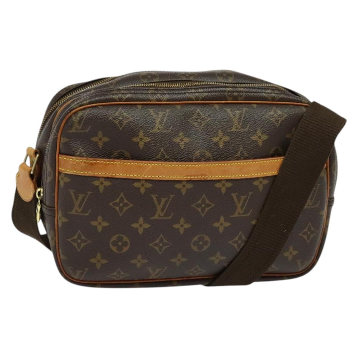 LOUIS VUITTON Monogram Reporter PM Shoulder Bag M45254 LV Auth ep9607