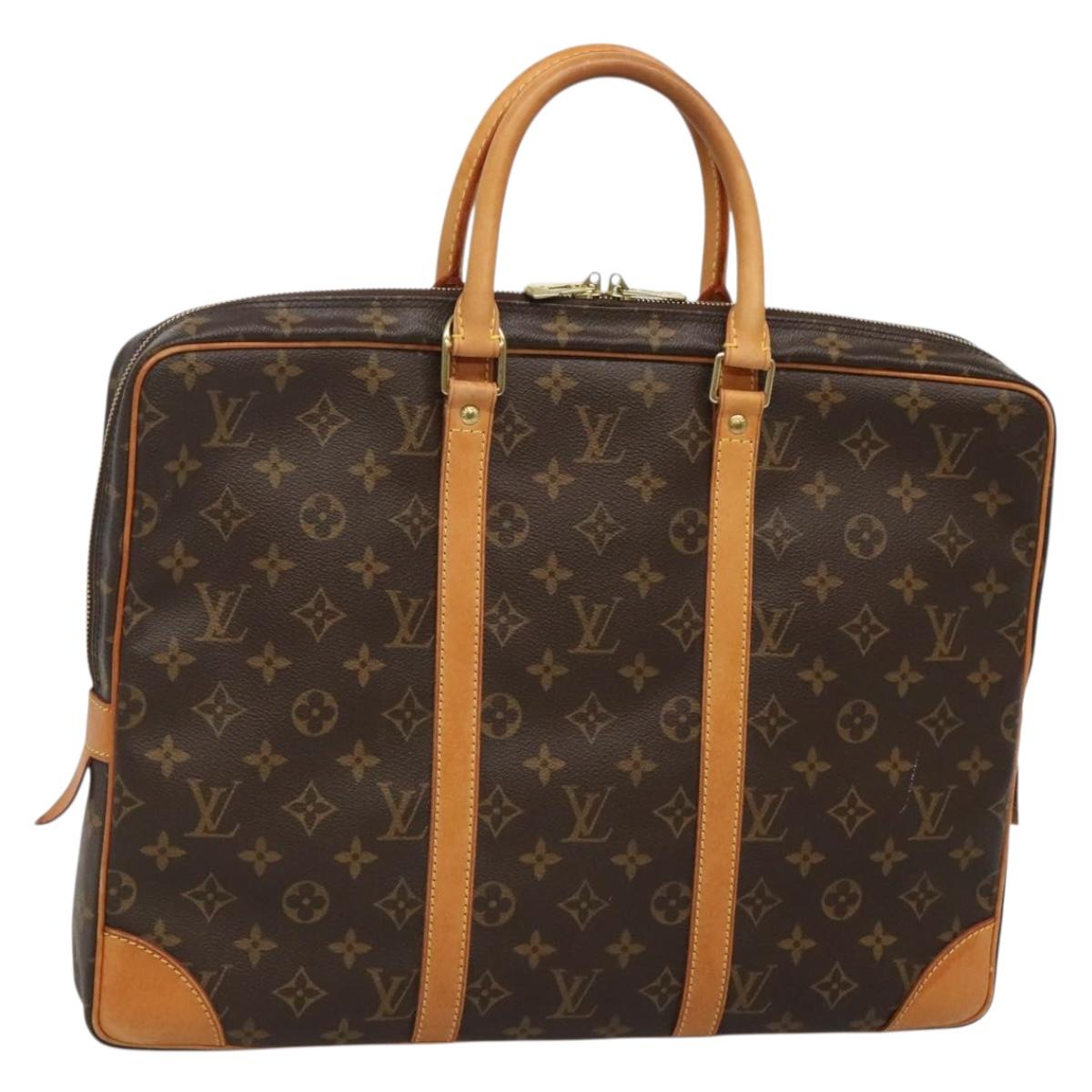 LOUIS VUITTON Monogram Porte Documents Voyage Business Bag M52005 Auth ep9608