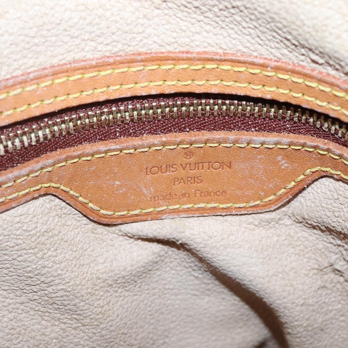 LOUIS VUITTON Monogram Bucket PM Shoulder Bag M42238 LV Auth ep9612