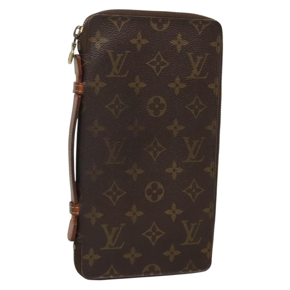 LOUIS VUITTON Monogram Organizer De Voyage Travel Case M60120 LV Auth ep9647