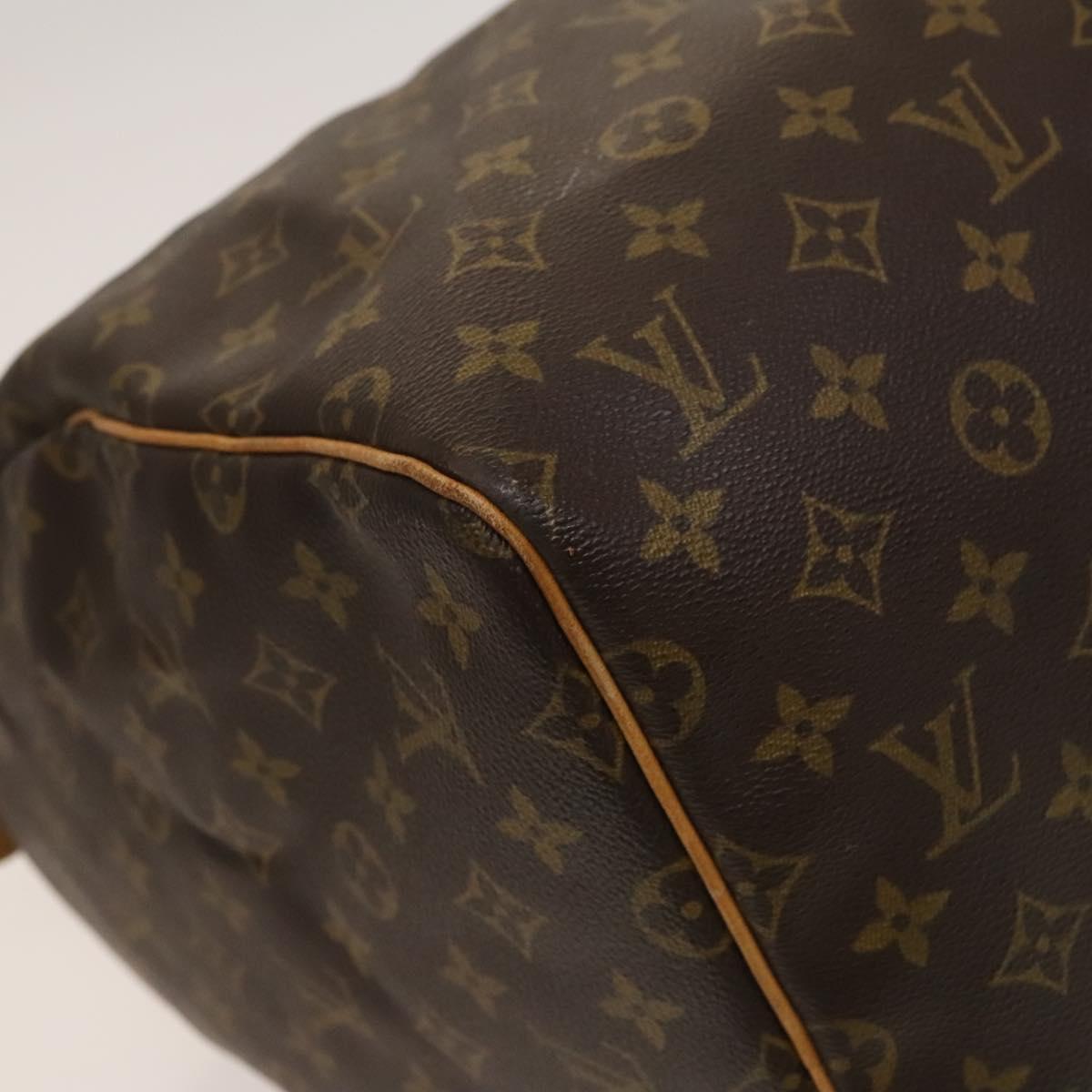 LOUIS VUITTON Monogram Keepall 55 Boston Bag M41424 LV Auth ep9657
