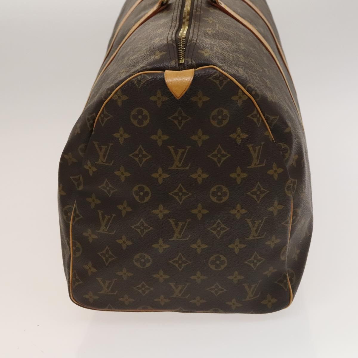 LOUIS VUITTON Monogram Keepall 55 Boston Bag M41424 LV Auth ep9657