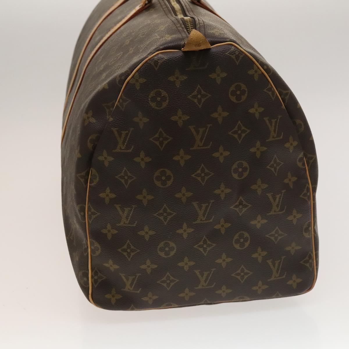 LOUIS VUITTON Monogram Keepall 55 Boston Bag M41424 LV Auth ep9657