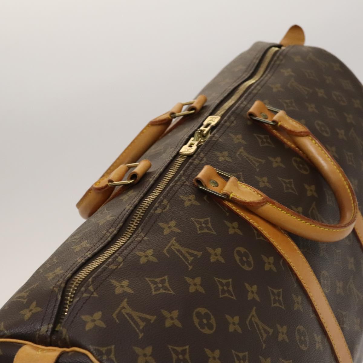 LOUIS VUITTON Monogram Keepall 55 Boston Bag M41424 LV Auth ep9657