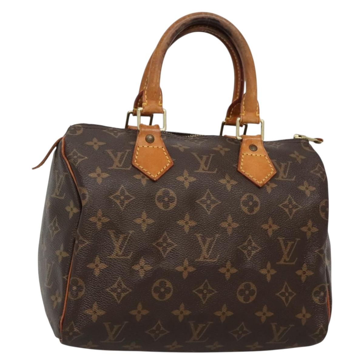 LOUIS VUITTON Monogram Speedy 25 Hand Bag M41528 LV Auth ep9661