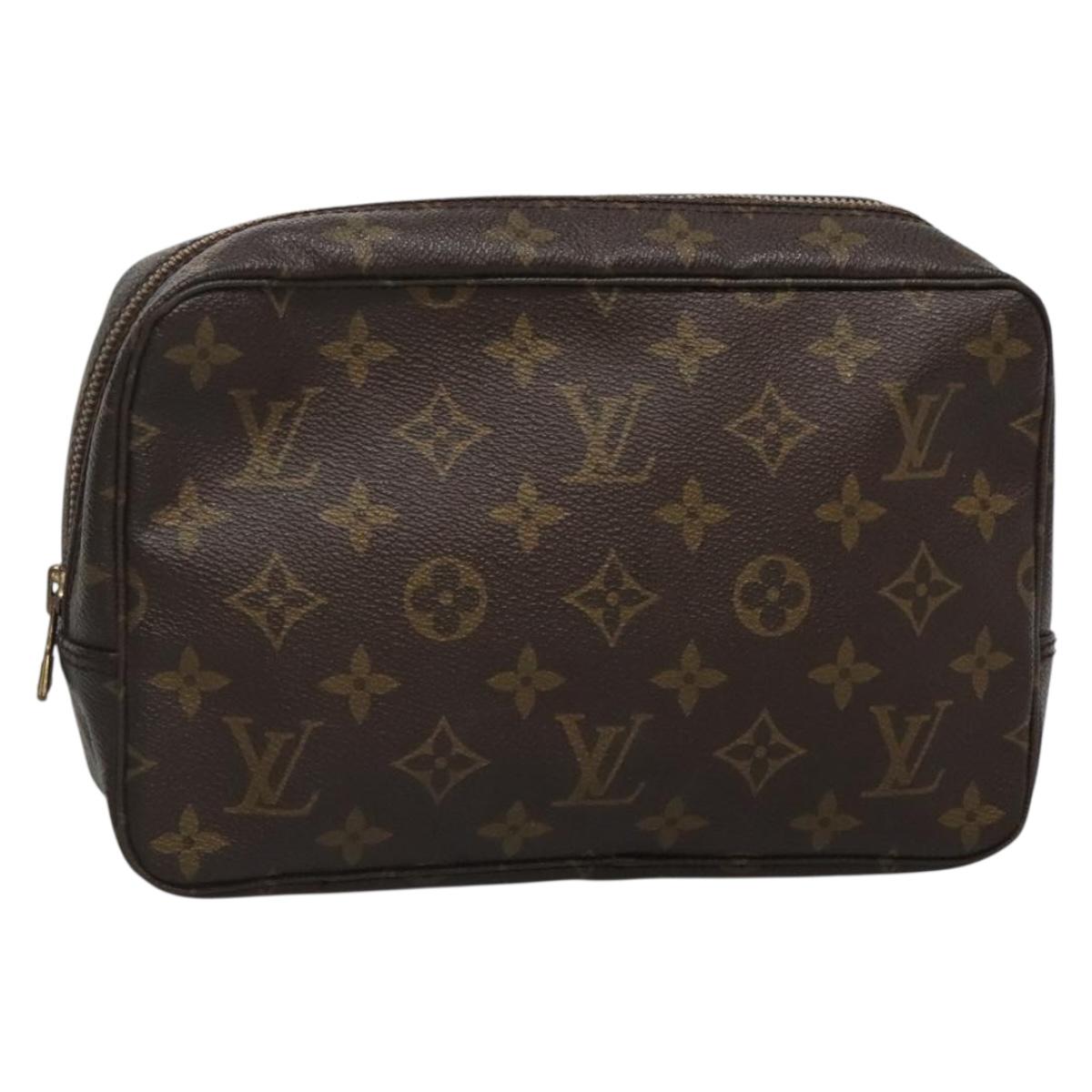 LOUIS VUITTON Monogram Trousse Toilette 23 Clutch Bag M47524 LV Auth ep9662