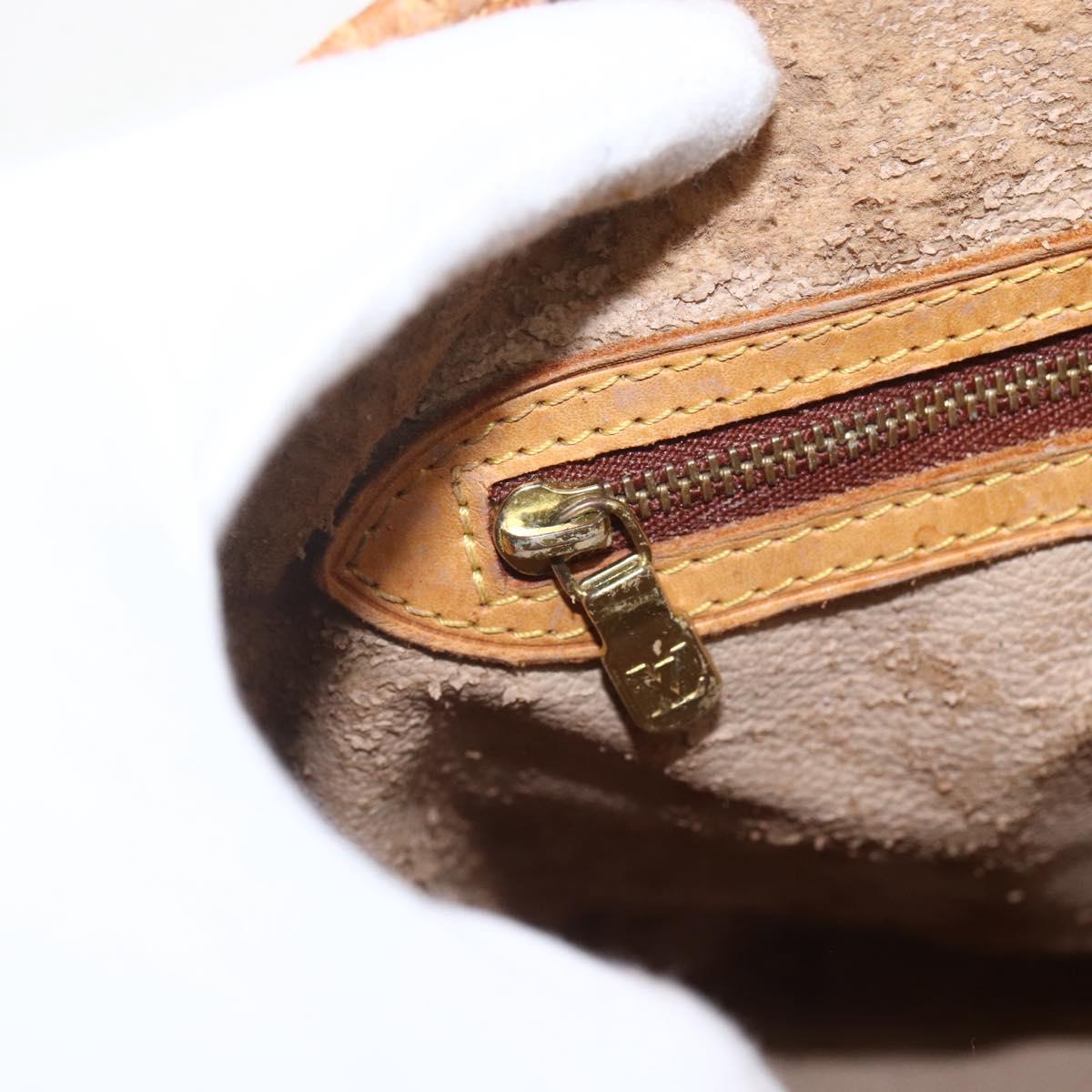 LOUIS VUITTON Monogram Bucket PM Shoulder Bag M42238 LV Auth ep9673