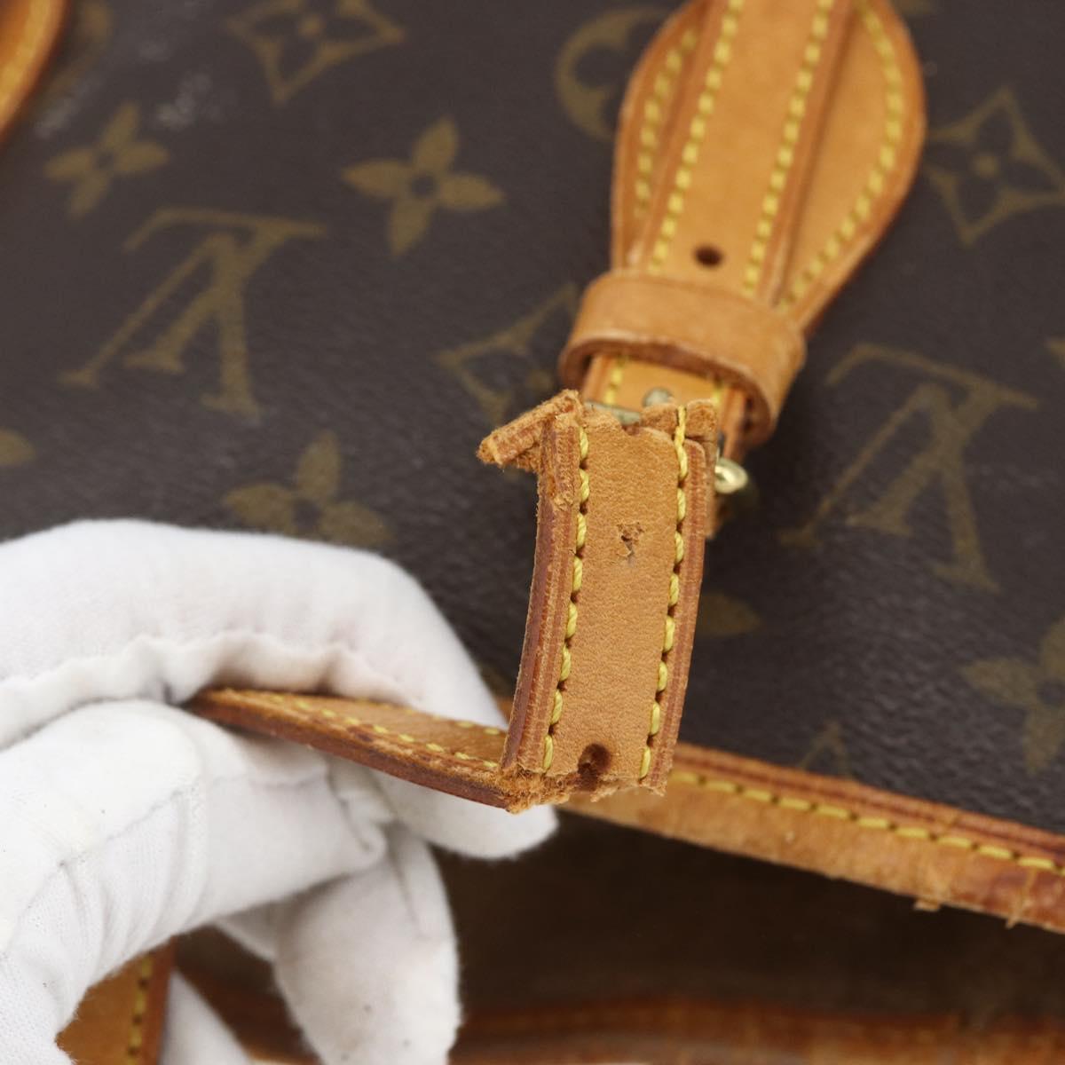 LOUIS VUITTON Monogram Bucket PM Shoulder Bag M42238 LV Auth ep9673