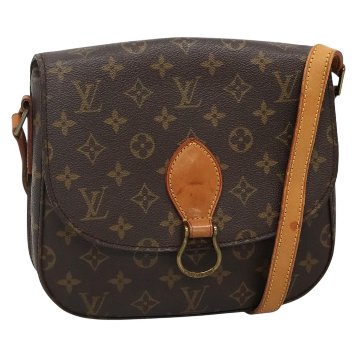LOUIS VUITTON Monogram Saint Cloud GM Shoulder Bag M51242 LV Auth ep9756
