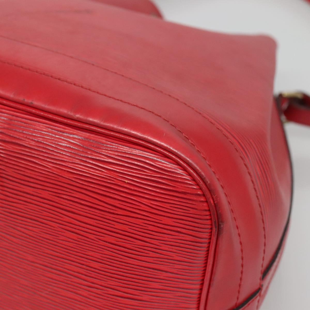 LOUIS VUITTON Epi Noe Shoulder Bag Red M44007 LV Auth ep9815