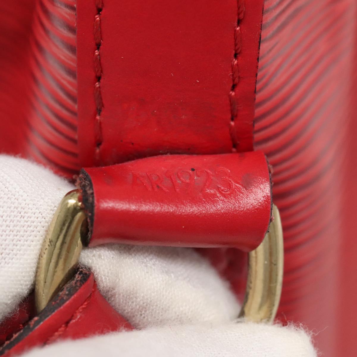 LOUIS VUITTON Epi Noe Shoulder Bag Red M44007 LV Auth ep9815