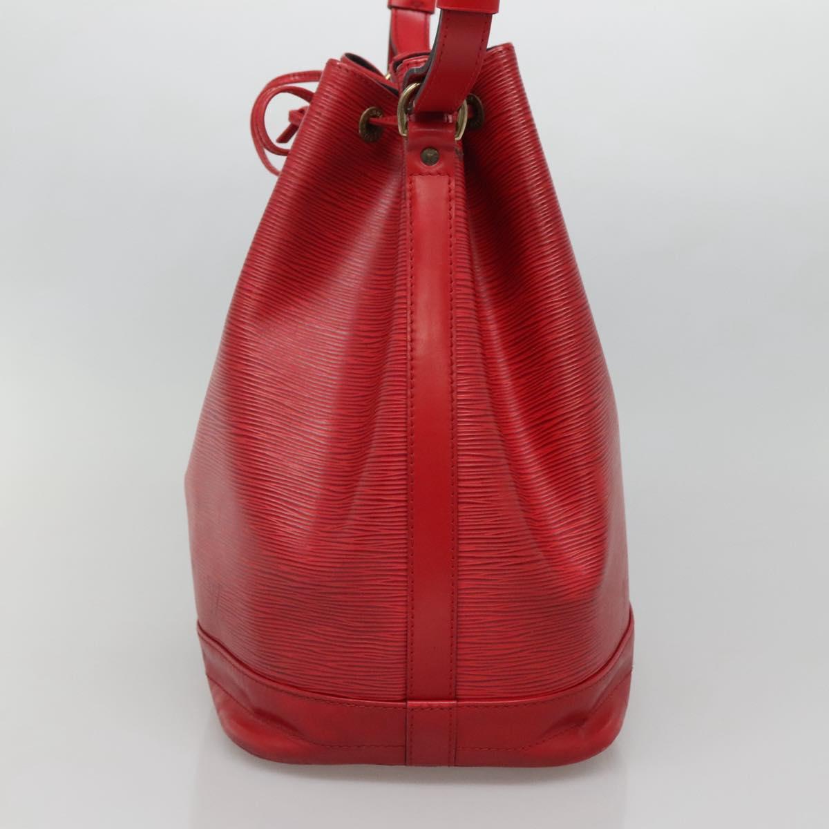 LOUIS VUITTON Epi Noe Shoulder Bag Red M44007 LV Auth ep9815