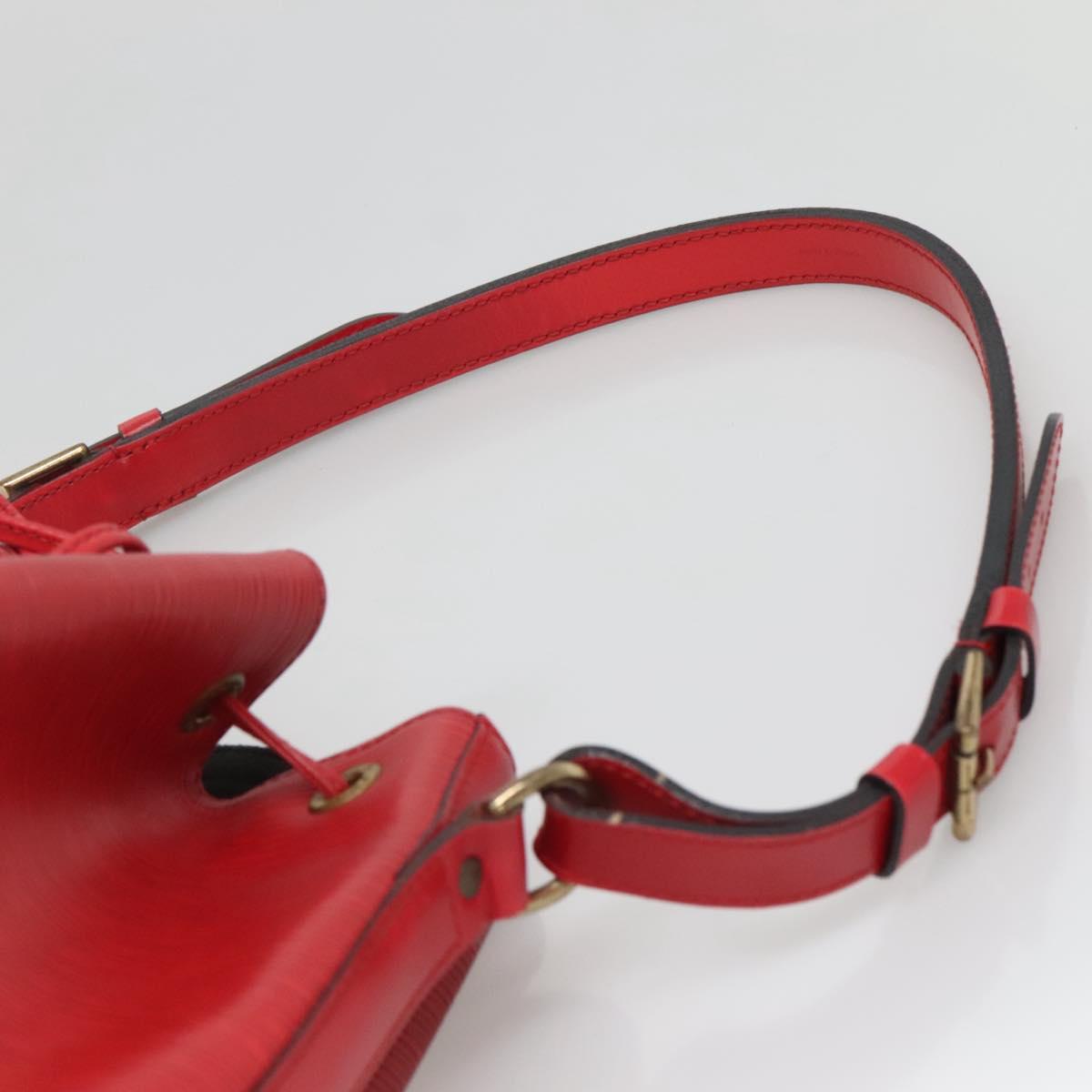 LOUIS VUITTON Epi Noe Shoulder Bag Red M44007 LV Auth ep9815