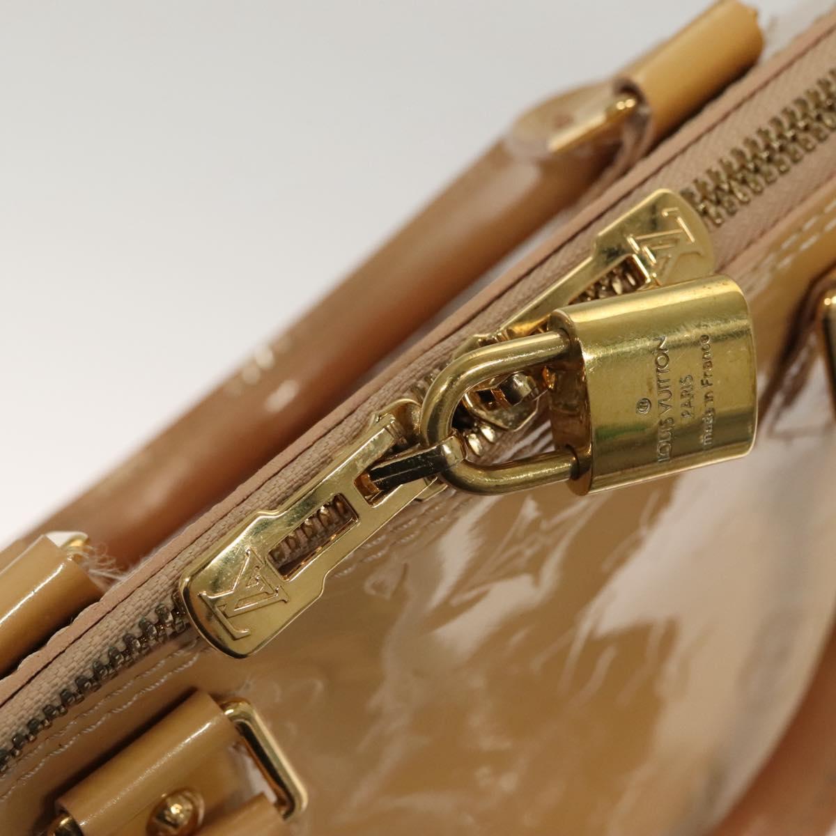 LOUIS VUITTON Vernis Alma PM Hand Bag 2way Rose flow lantern M90170 Auth ep9845
