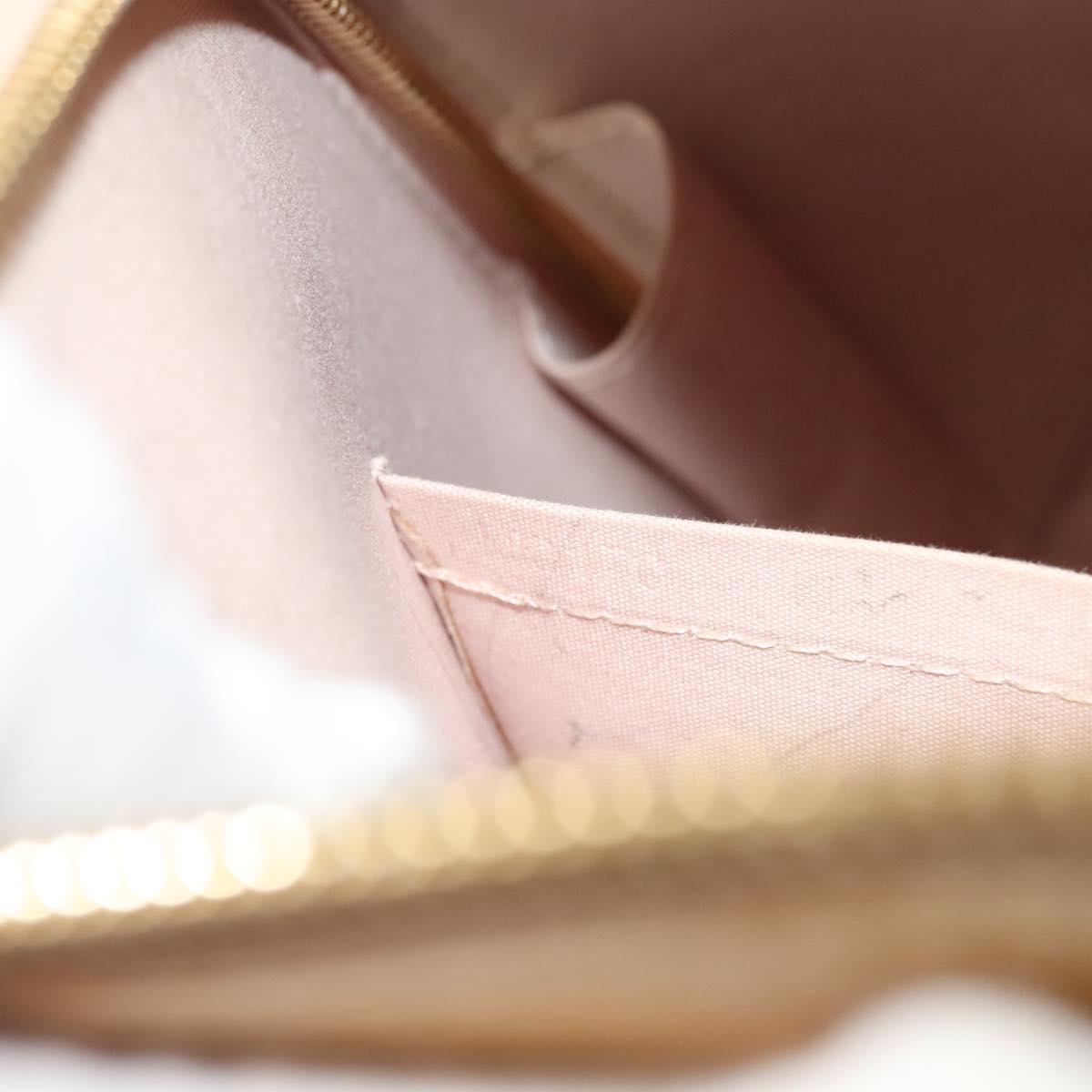 LOUIS VUITTON Vernis Alma PM Hand Bag 2way Rose flow lantern M90170 Auth ep9845