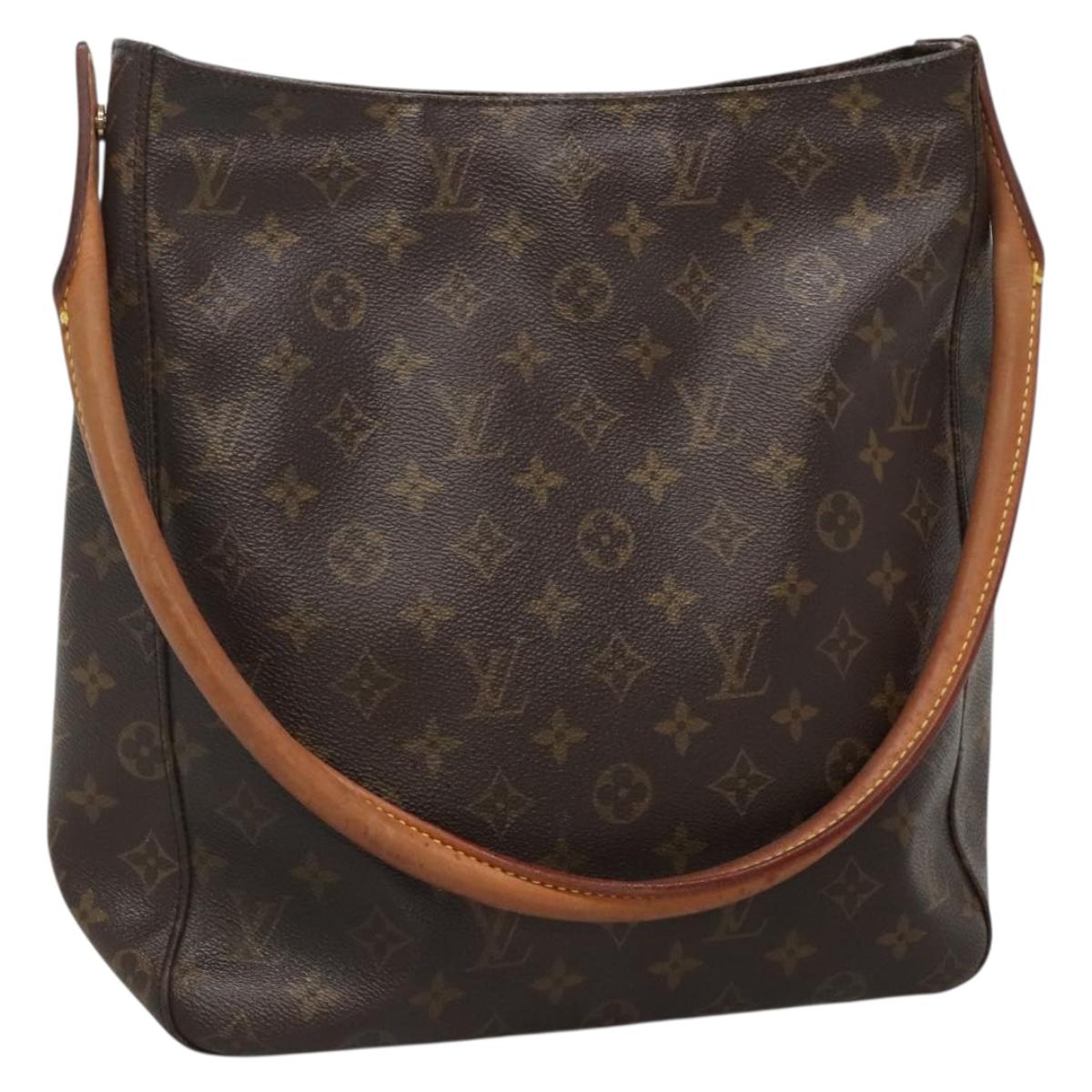 LOUIS VUITTON Monogram Looping GM Shoulder Bag M51145 LV Auth ep9853