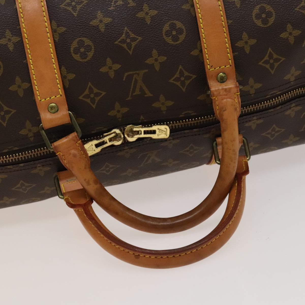 LOUIS VUITTON Monogram Keepall 60 Boston Bag M41422 LV Auth ep9860